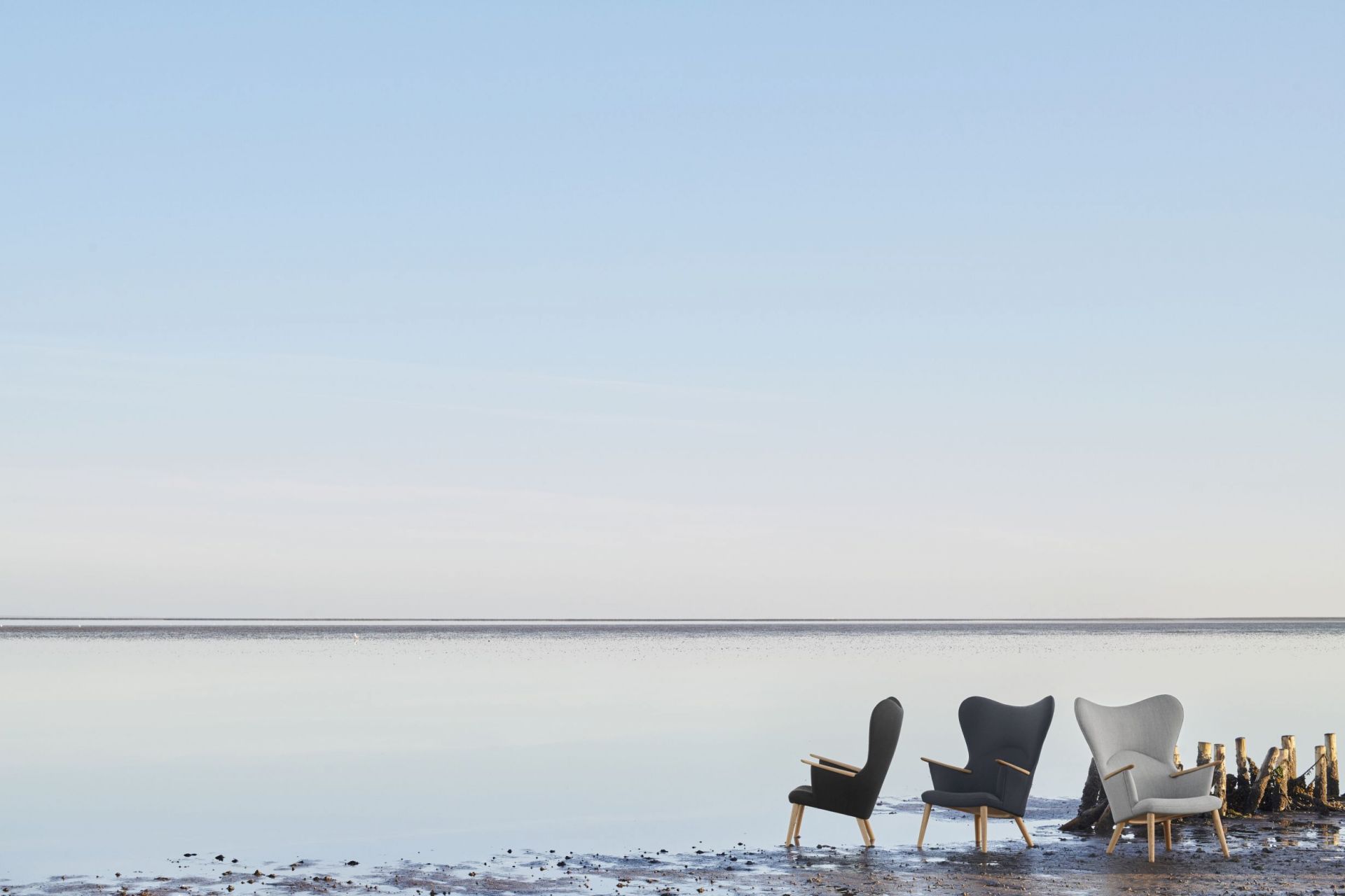 CH78 Mama Bear Lounge Chair Fiord 0782 Carl Hansen & Søn