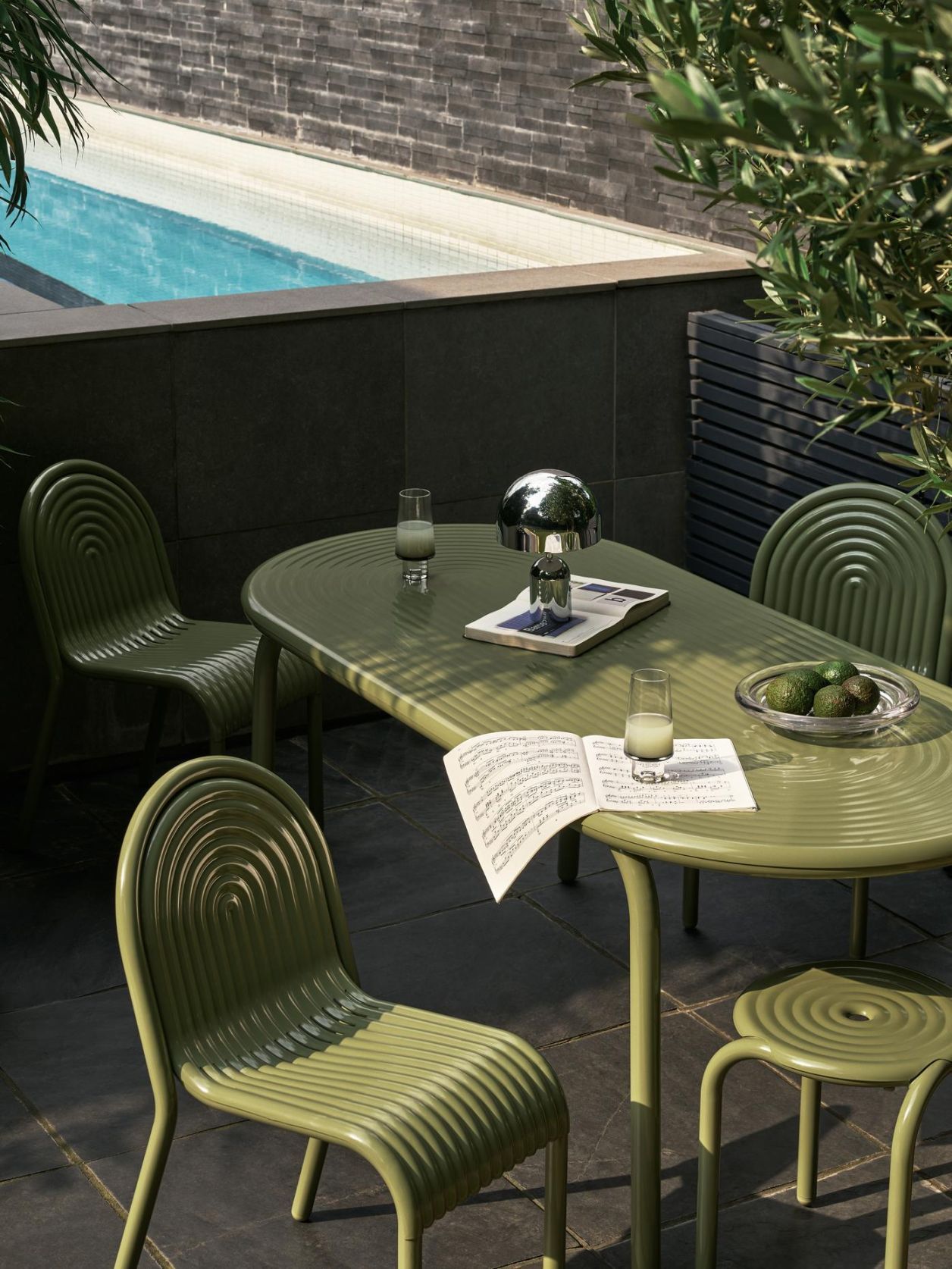 Groove Outdoor Table Putty Tom Dixon