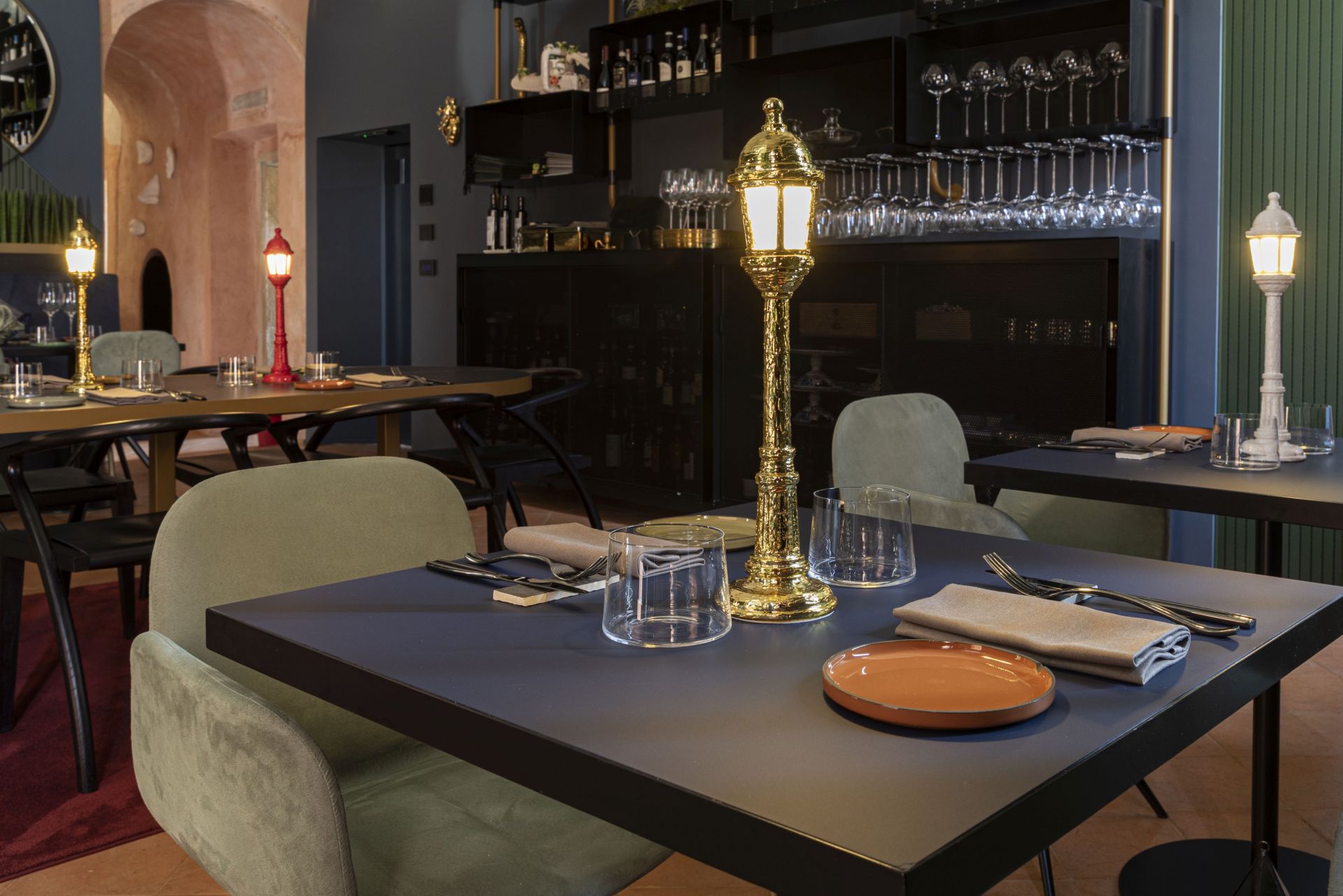 Street Lamp Dining rechargeable table lamp Seletti SINGLE PIECES