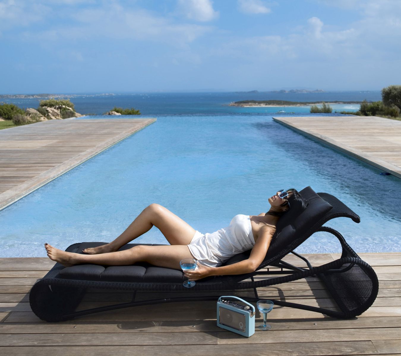 Escape Sun Lounger Cane-Line