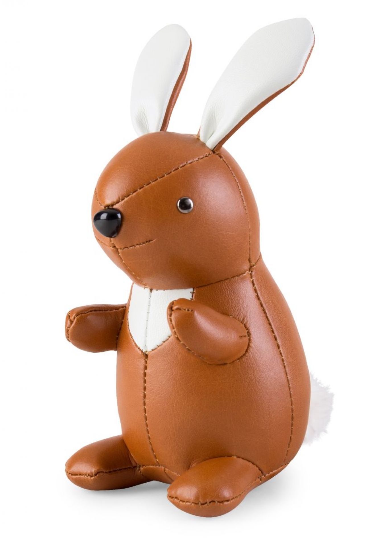 Rabbit paperweight Tan-white Züny 