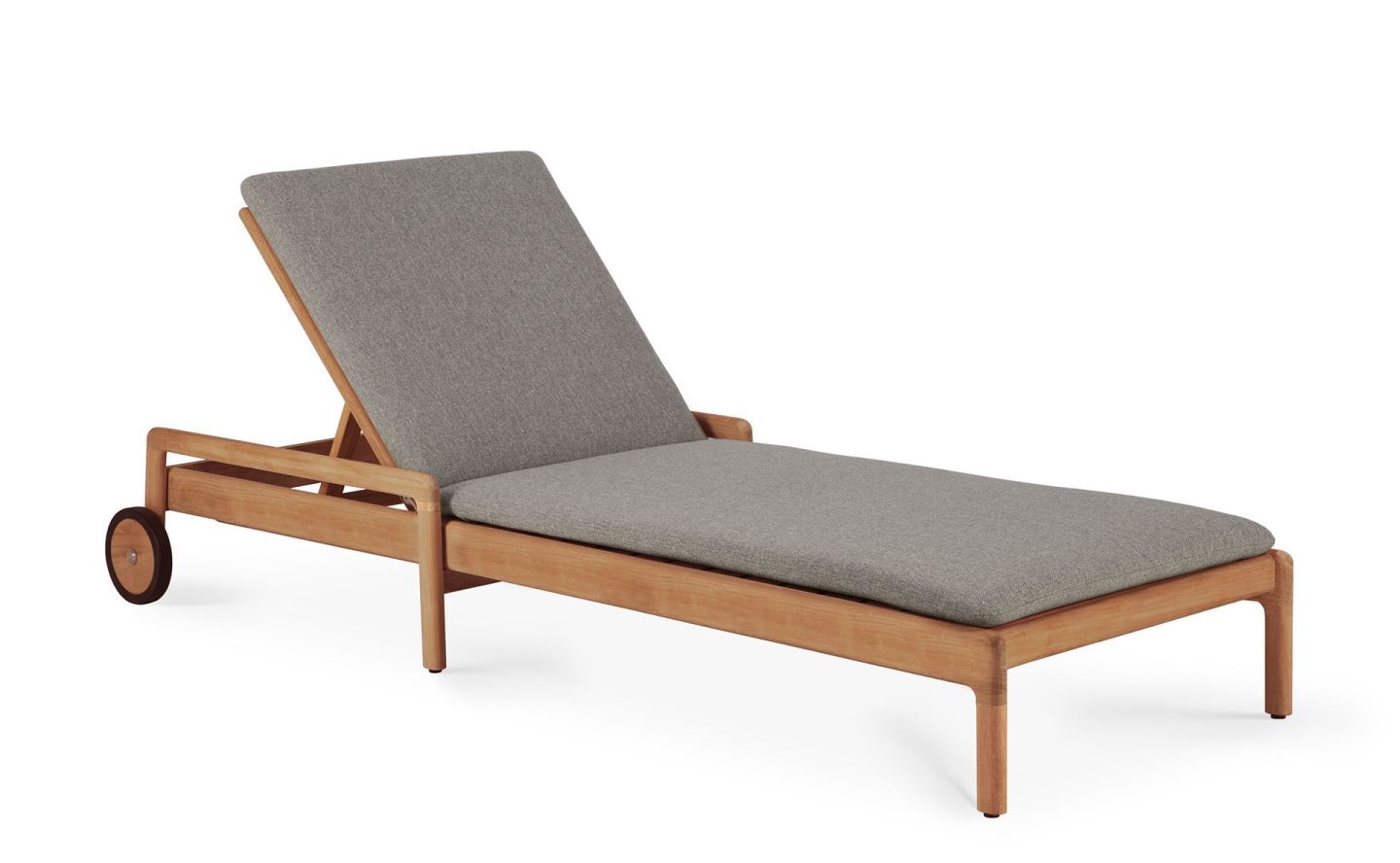 Jack Outdoor Adjustable Lounger Teak Ethnicraft Mokka