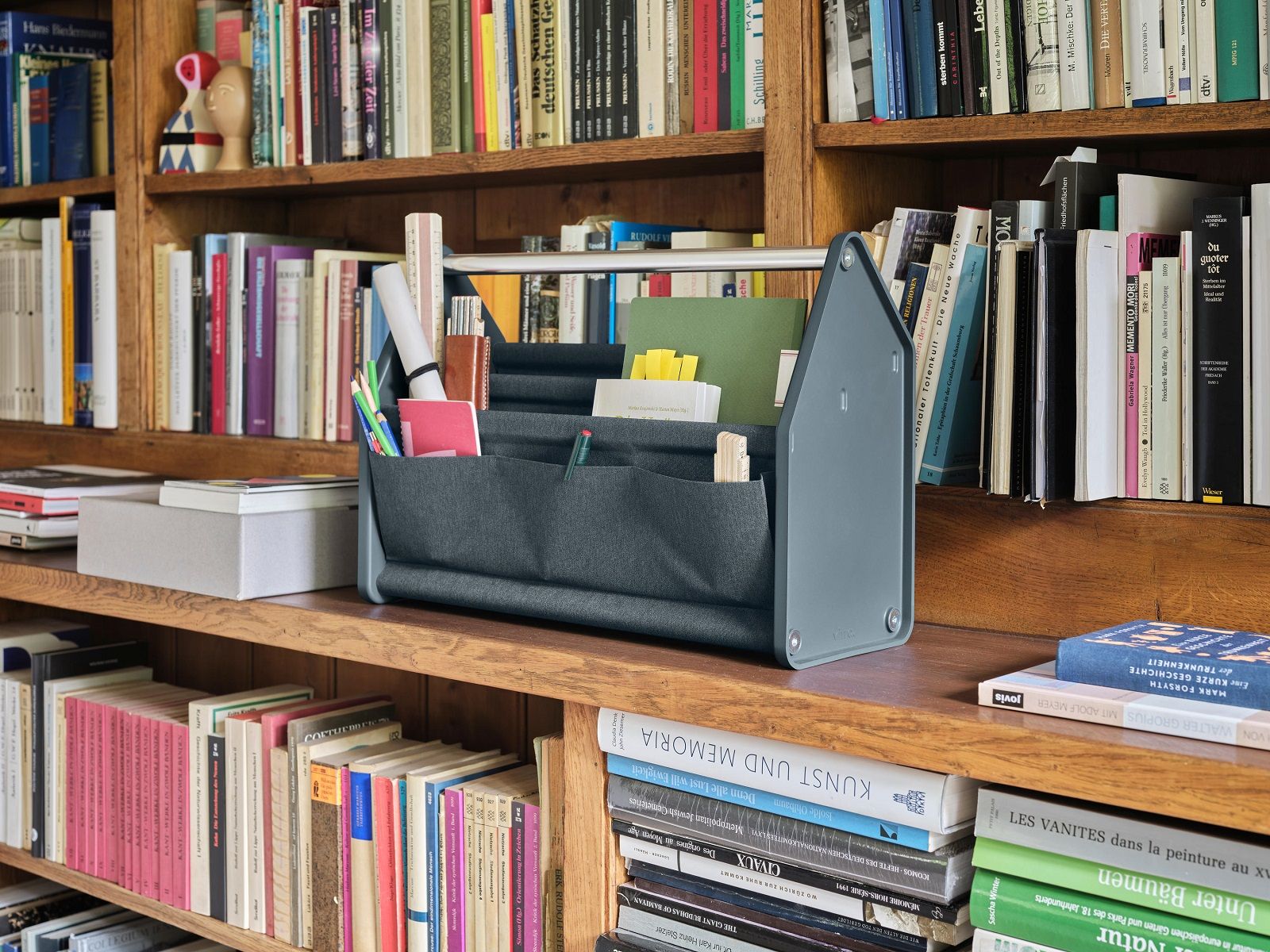 Locker Box Storage box Dark grey Vitra SINGLE PIECES