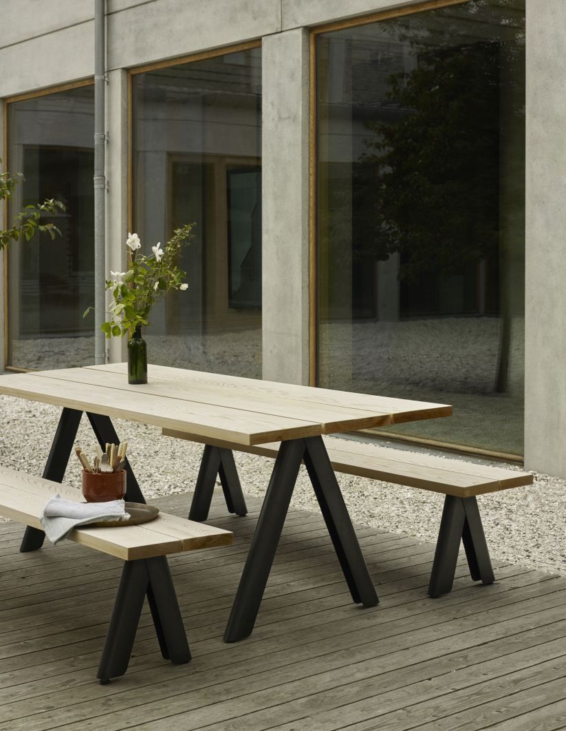 Overlap Bench Bench Outdoor Skagerak by Fritz Hansen