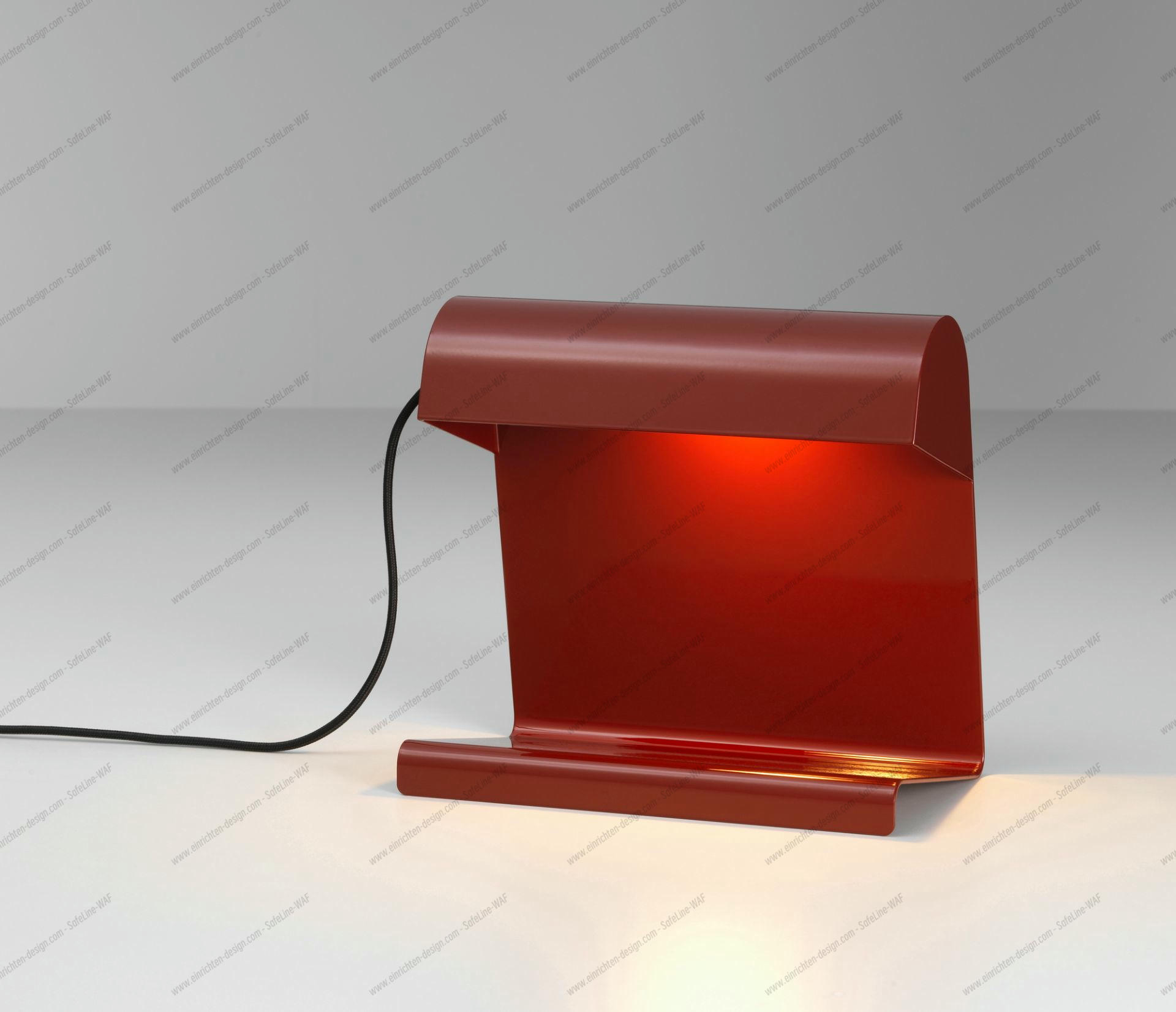 Lampe de Bureau Table lamp Vitra Japanese red