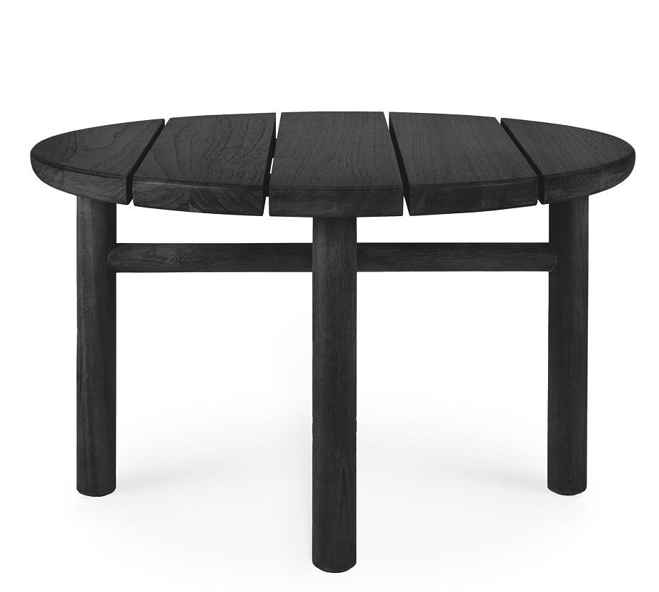 Quatro Outdoor Side Table Teak black Ethnicraft