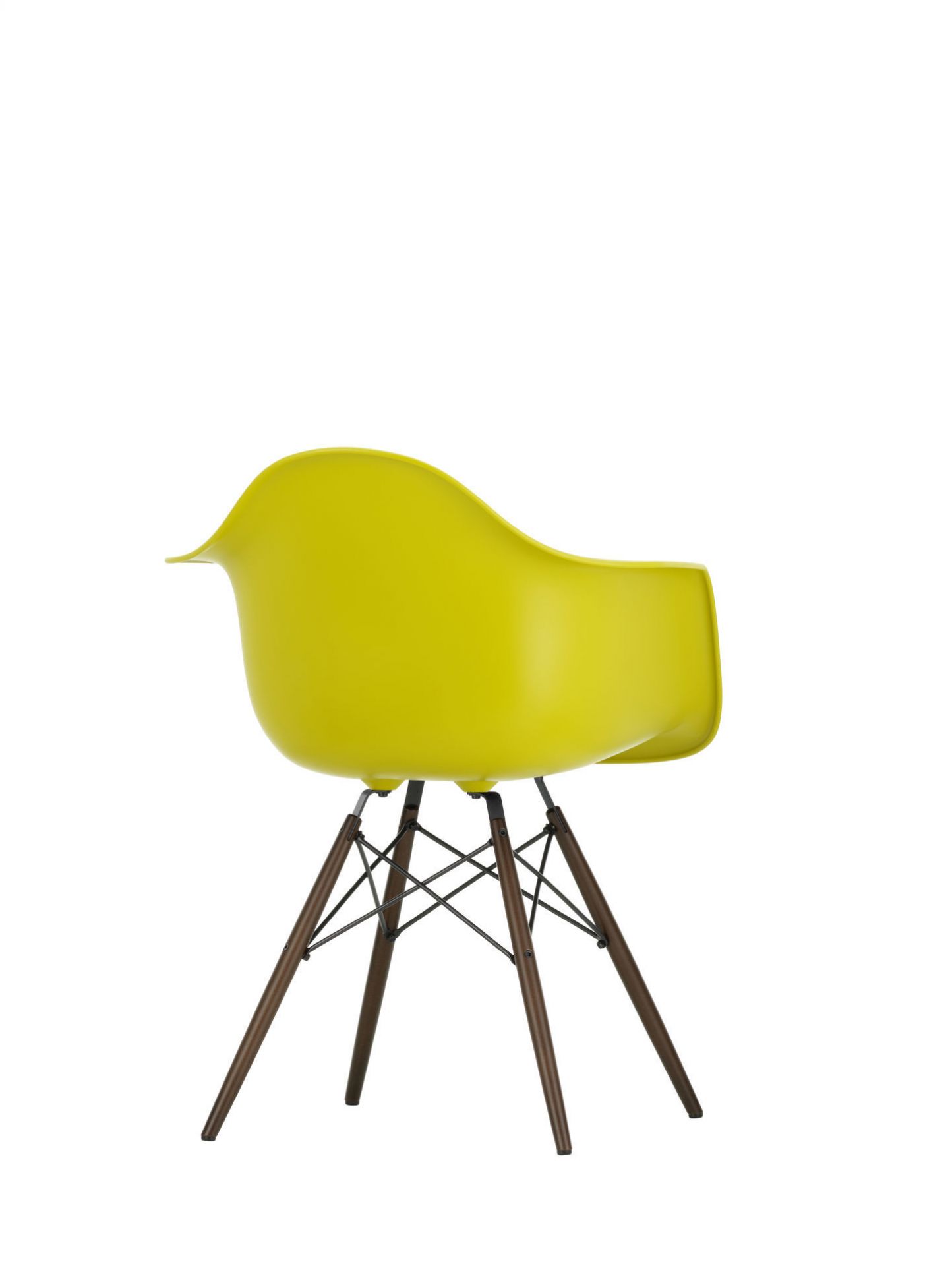 Eames Plastic Arm Chair DAW Chair Vitra Maple yellowish - Tender pink