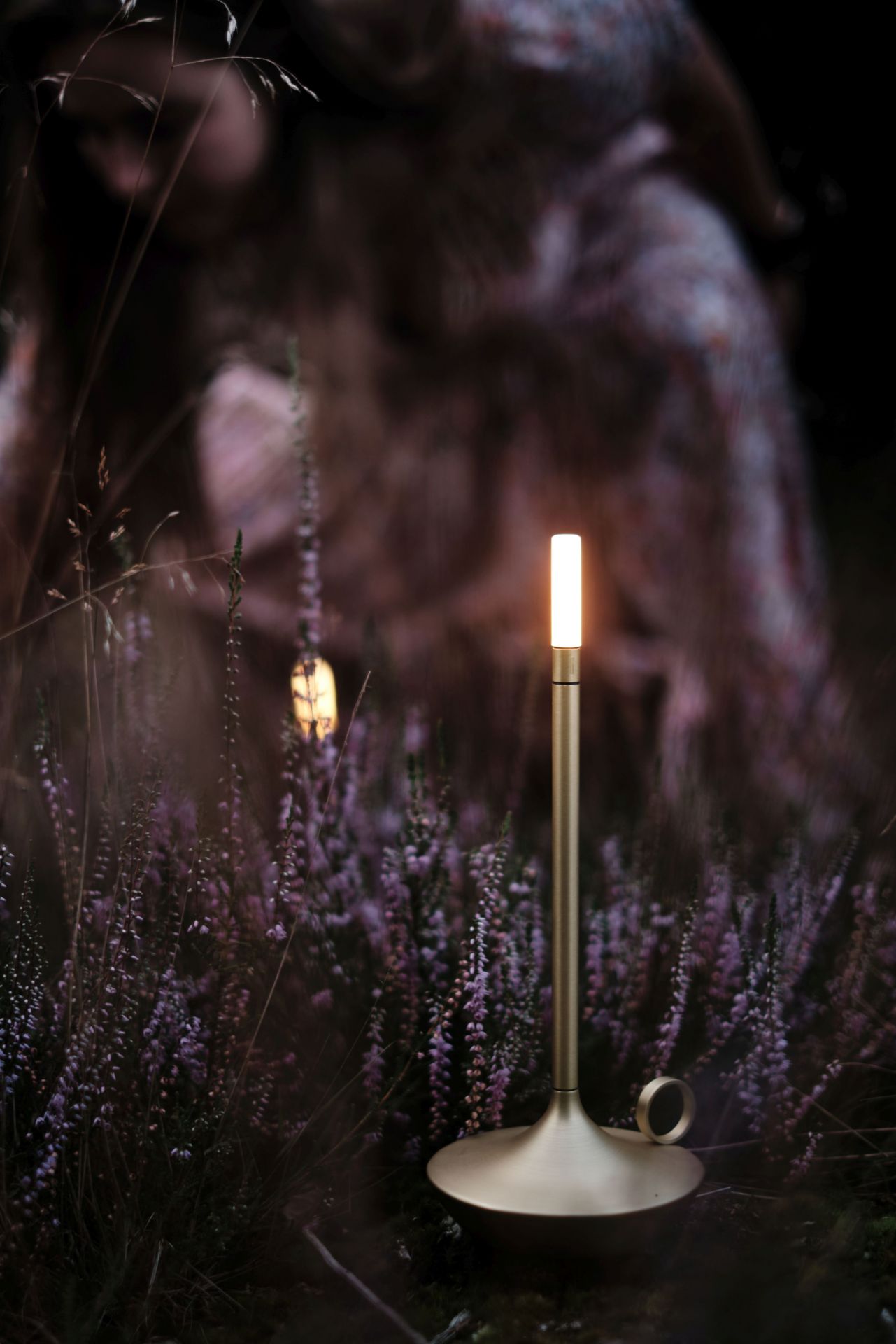 Wick Portable light / Tample lamp with USB Graypants