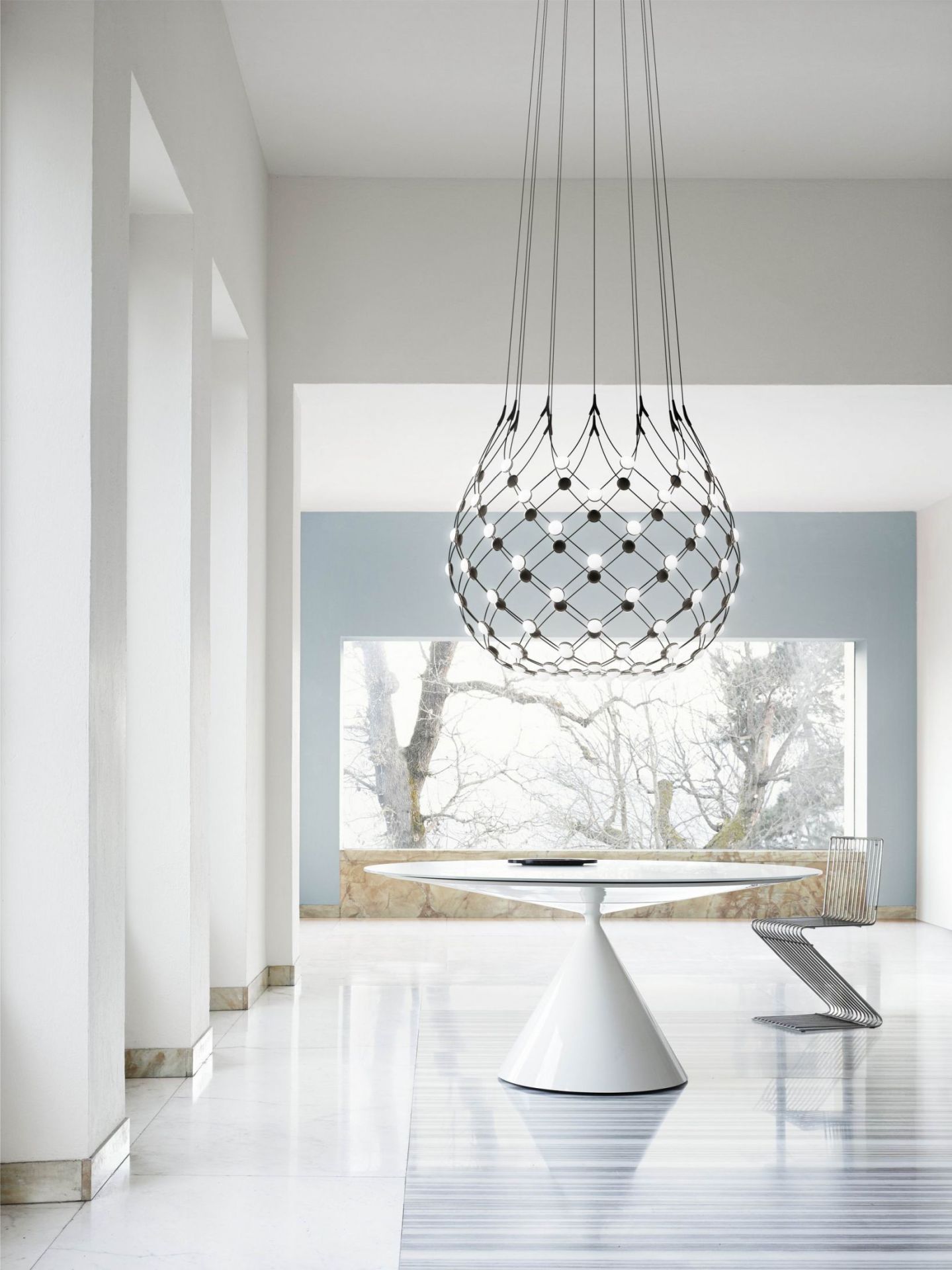 D86 Mesh Ceiling lamp Ø80cm - Cable length 1m Luceplan