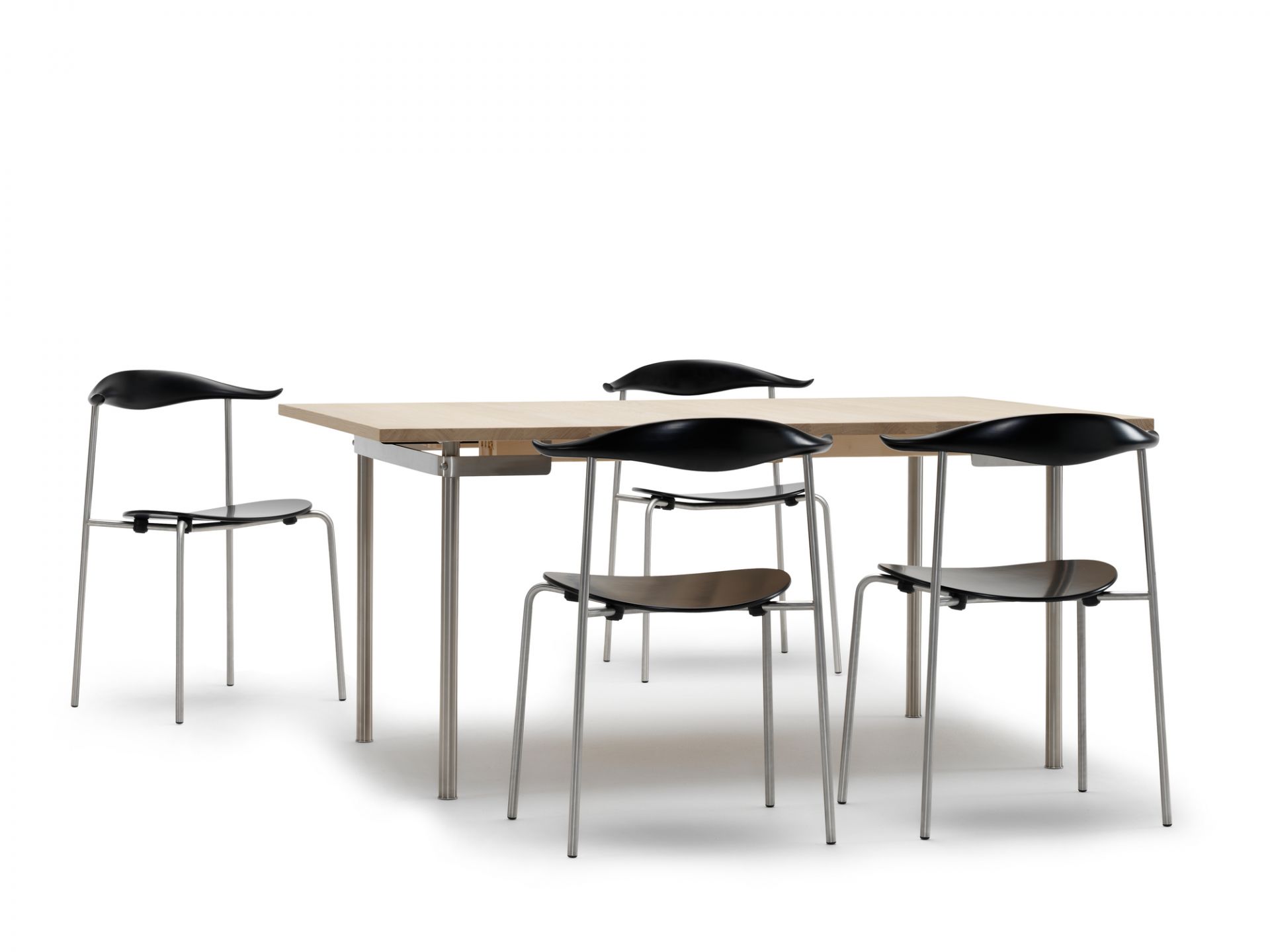 CH88T chair stainless steel frame Carl Hansen & Søn