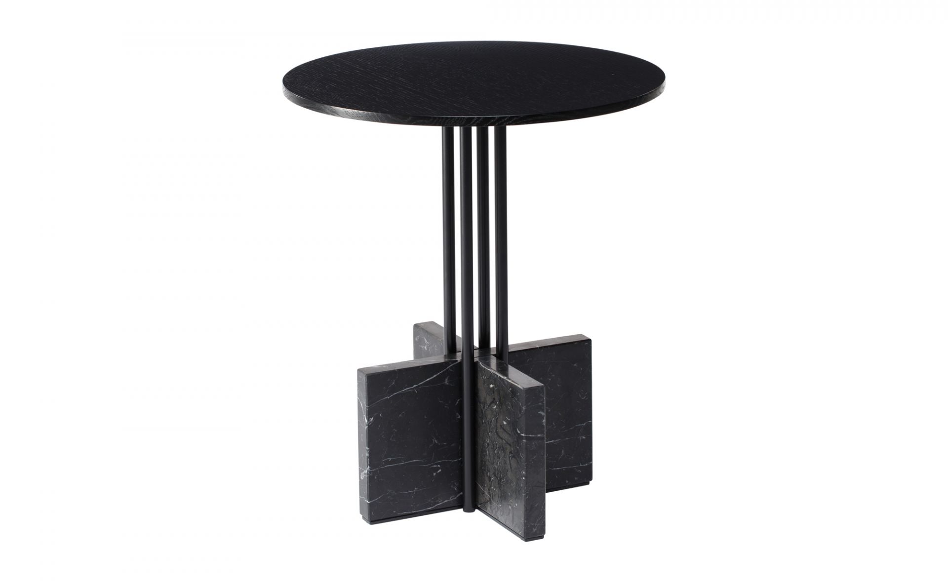 Gravity Table Side Table High Nero Marquina Favius