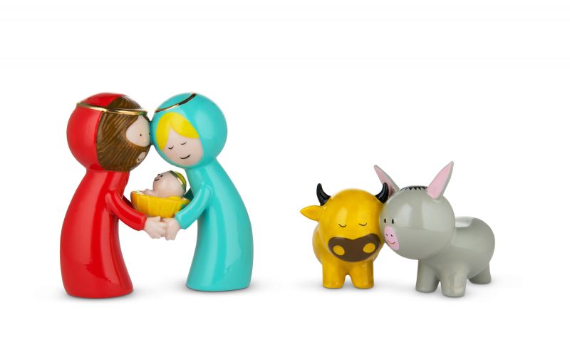 Happy Eternity Baby Christmas figurines Alessi