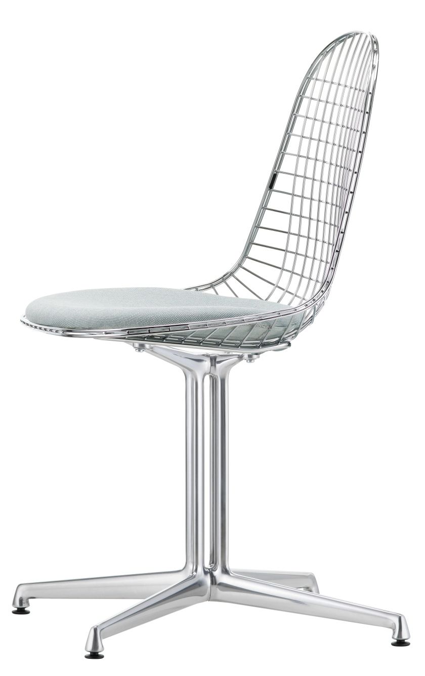 DKL-5 Wire Chair with seat cushion Vitra