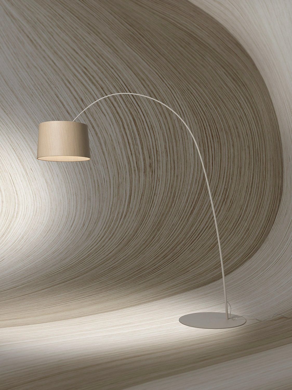 Twiggy Elle Wood LED Floor lamp Foscarini 