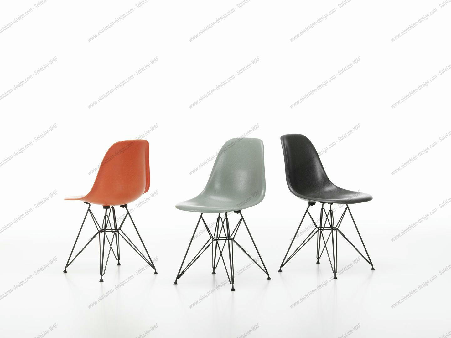 Eames Fibreglass Chair DSR Chair Vitra