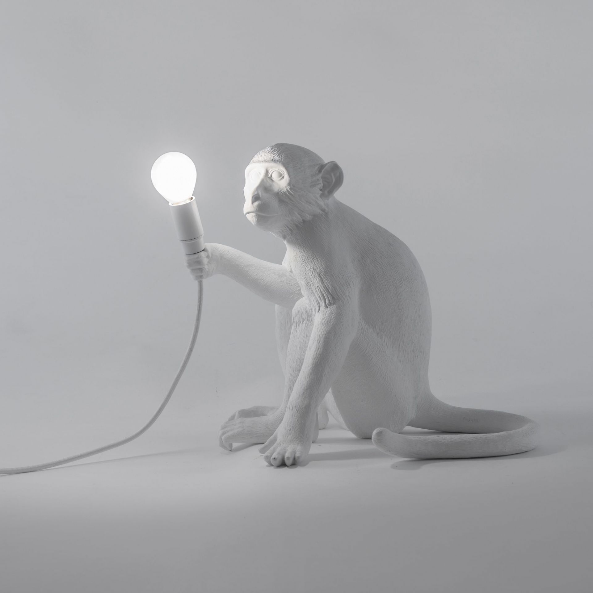 Monkey Sitting Lamp Indoor floor lamp / table lamp with switch Seletti SINGLE PIECE