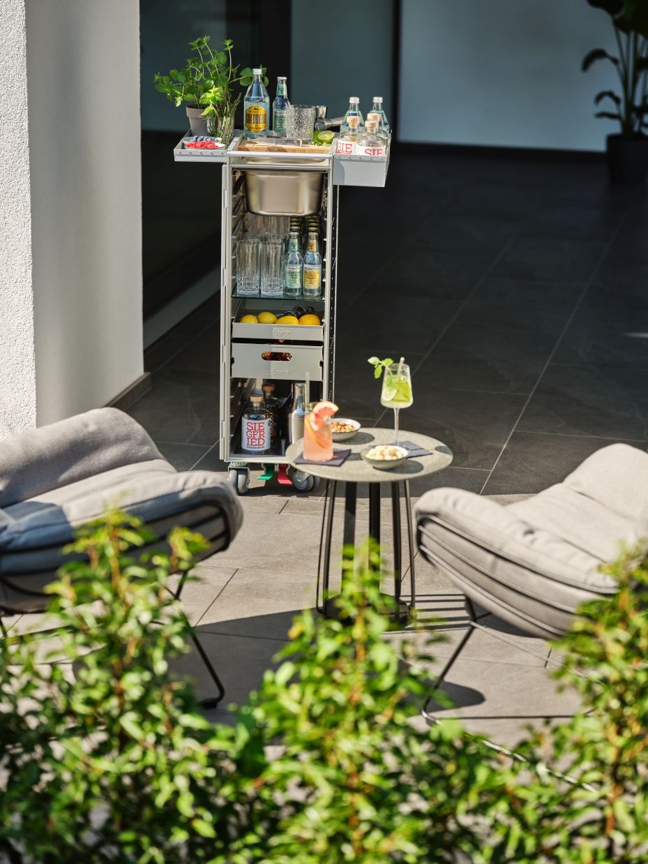 Rivet Rocker by Siegfried Airplane Trolley Bordbar