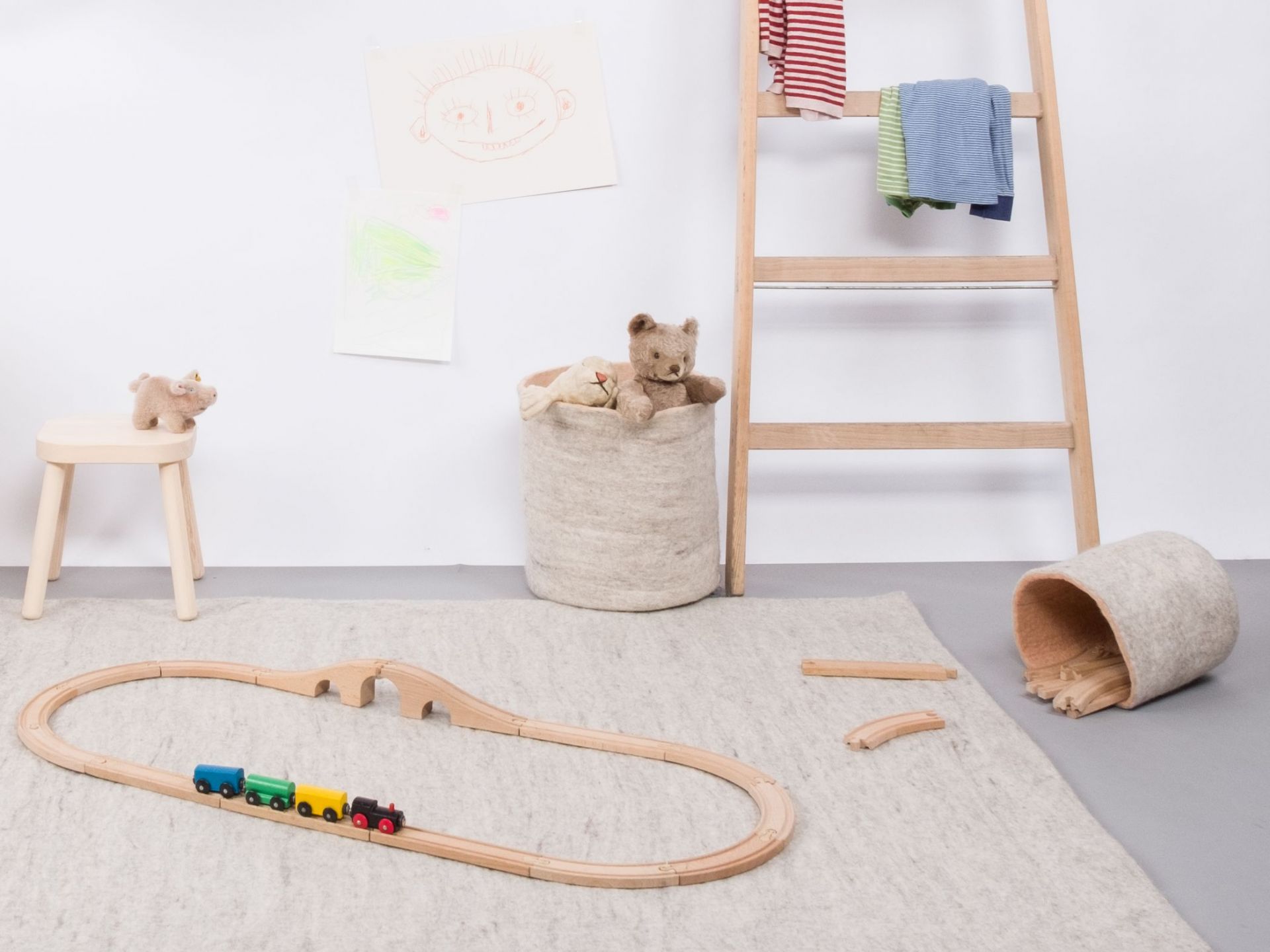 Felt basket L Béla myfelt
