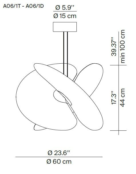 A06 1 Levante pendant lamp Luceplan