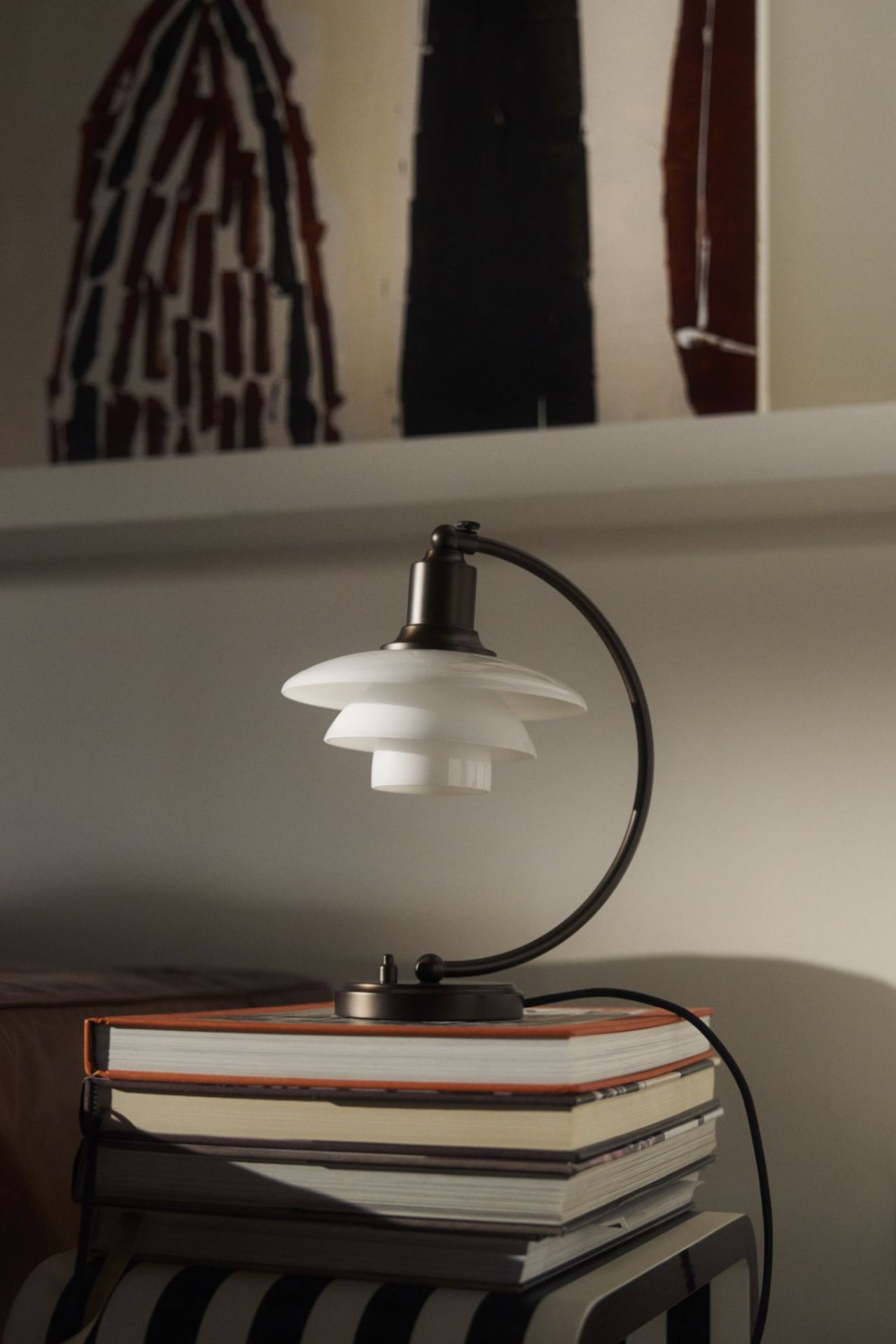 PH 2/2 Luna Aged Brass Opal table lamp Louis Poulsen
