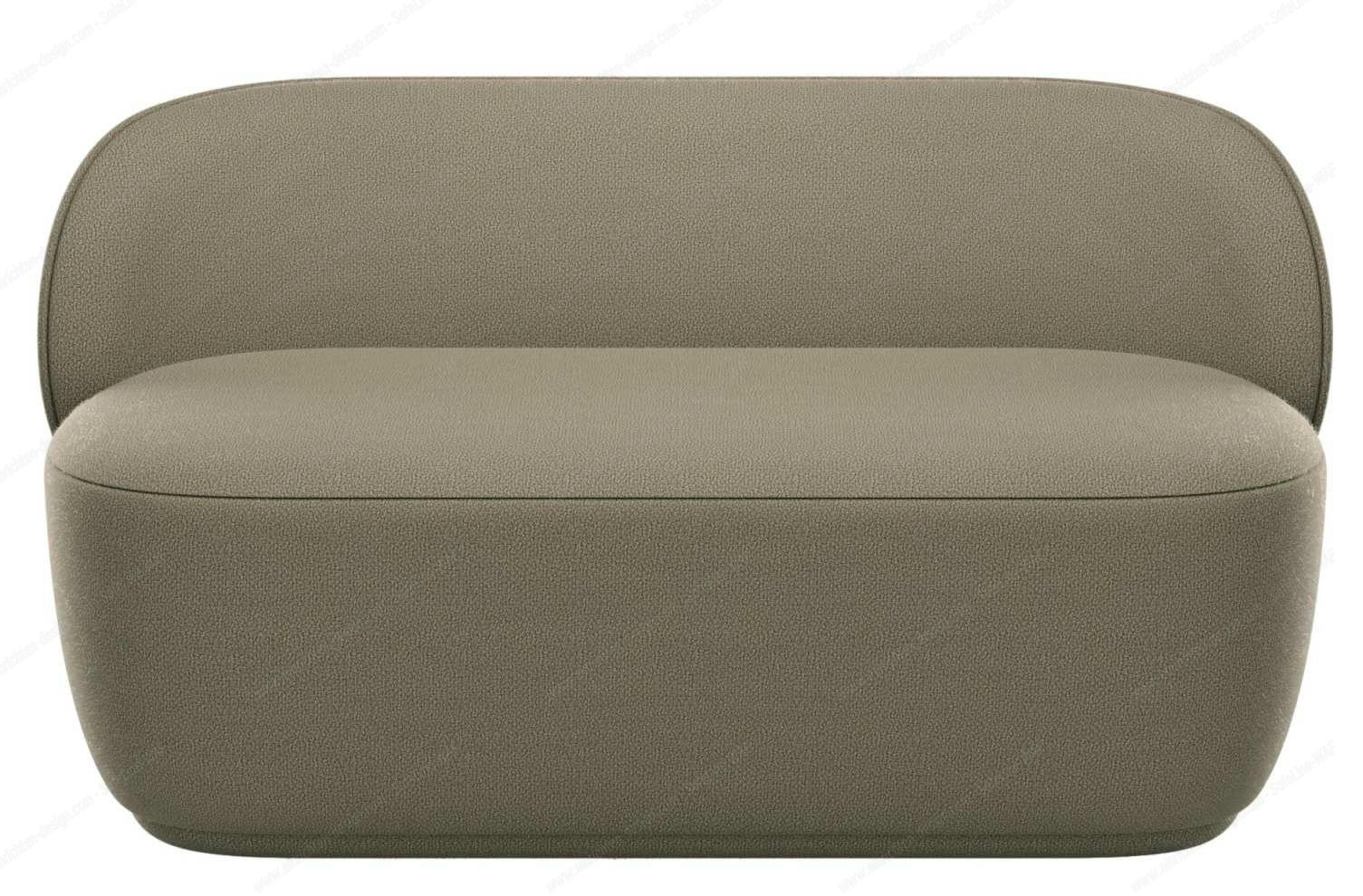 Kuon 2-seater sofa Blomus Boucla - Shitake 