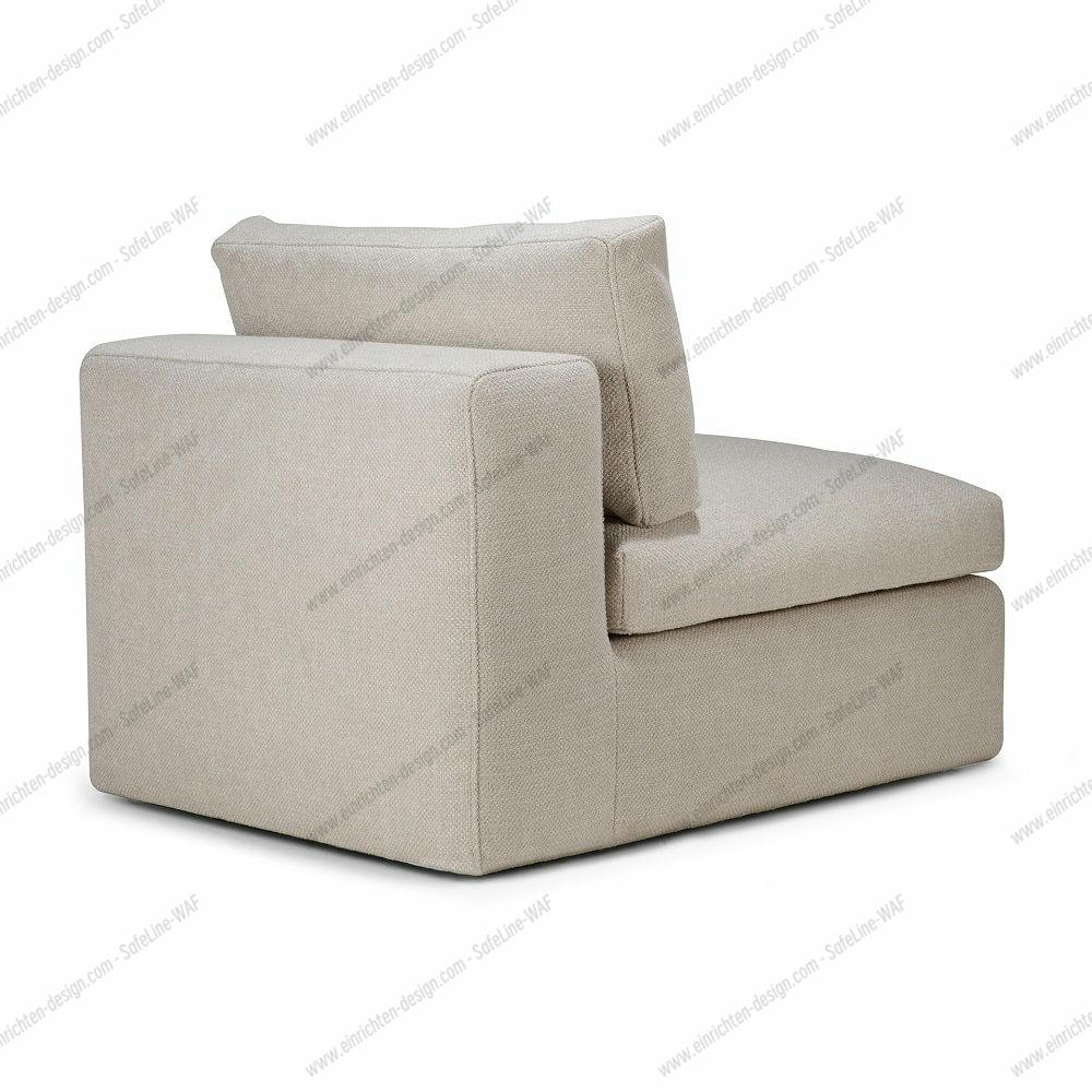 Mellow Sofa 1 seater Ivory Fabric Ethnicraft
