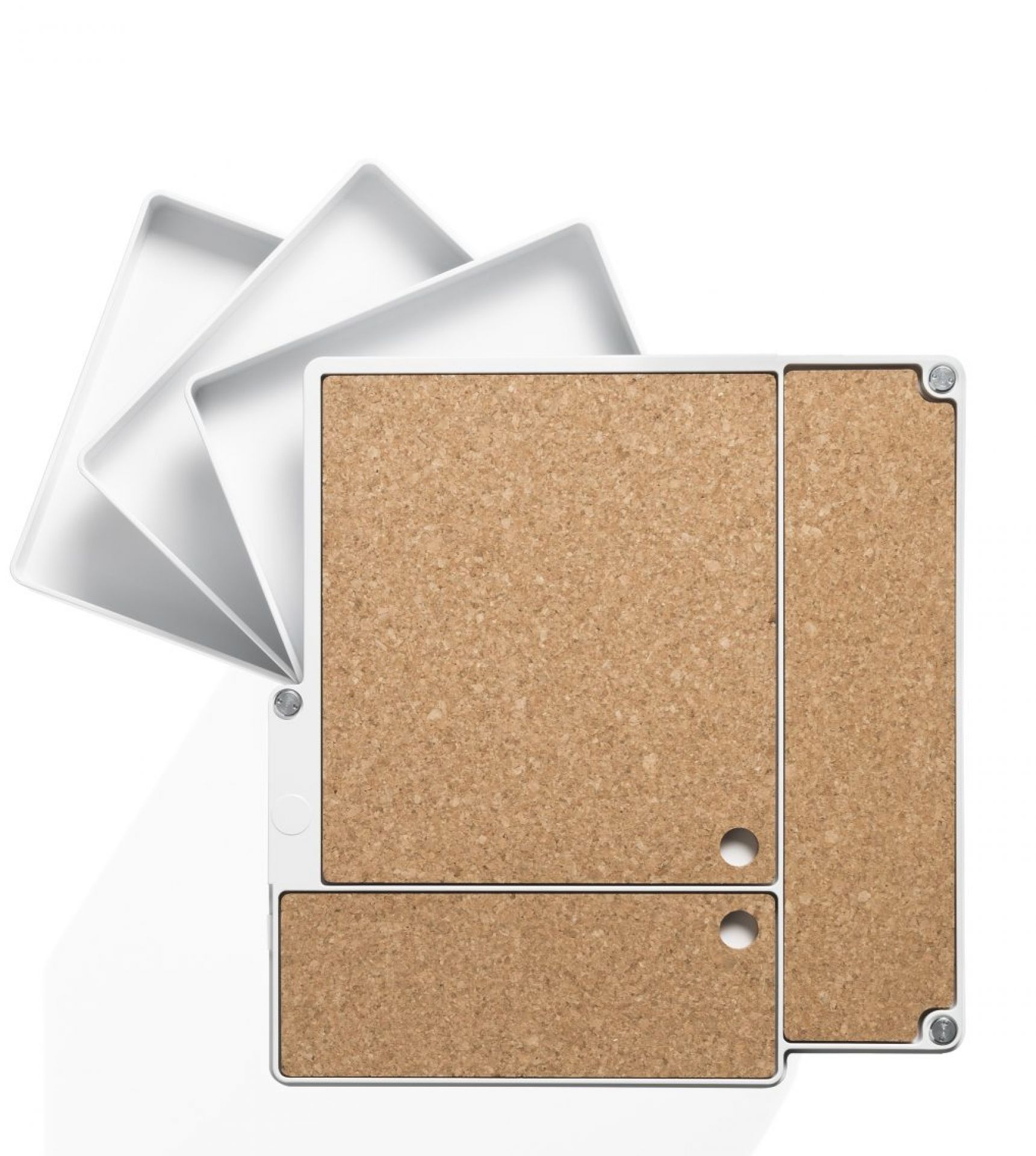 Boby BTOP Roll Container Plates B-Line Natural oak