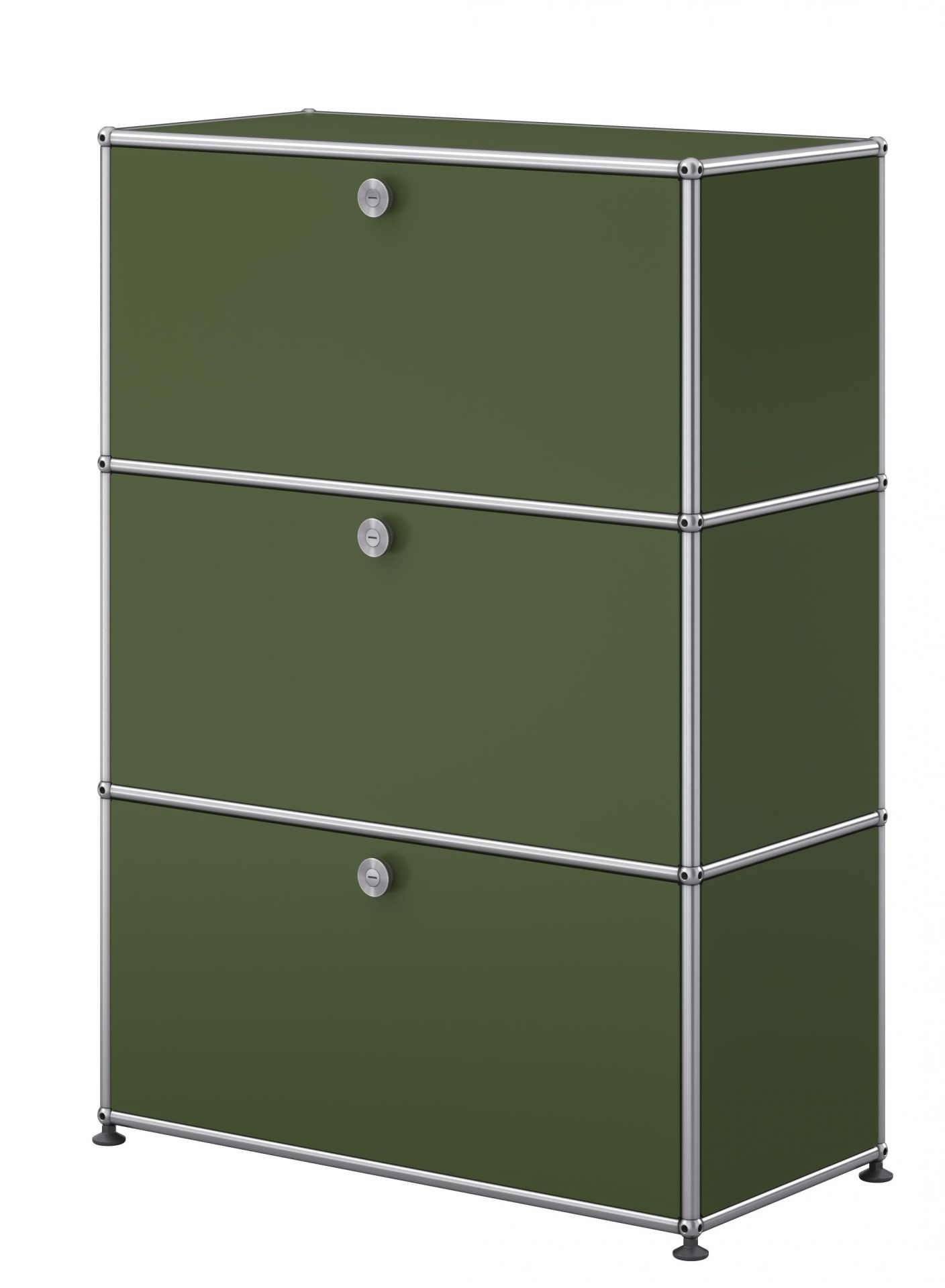 USM Haller Highboard G1 with 3 doors – Olive Green