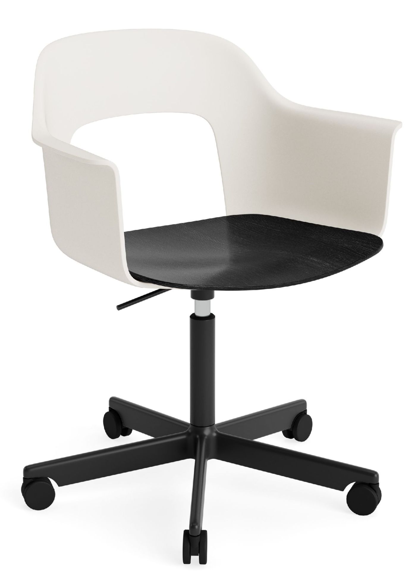Layout Armchair 242 Armchair 4-star base gas lift with swivel function Hay