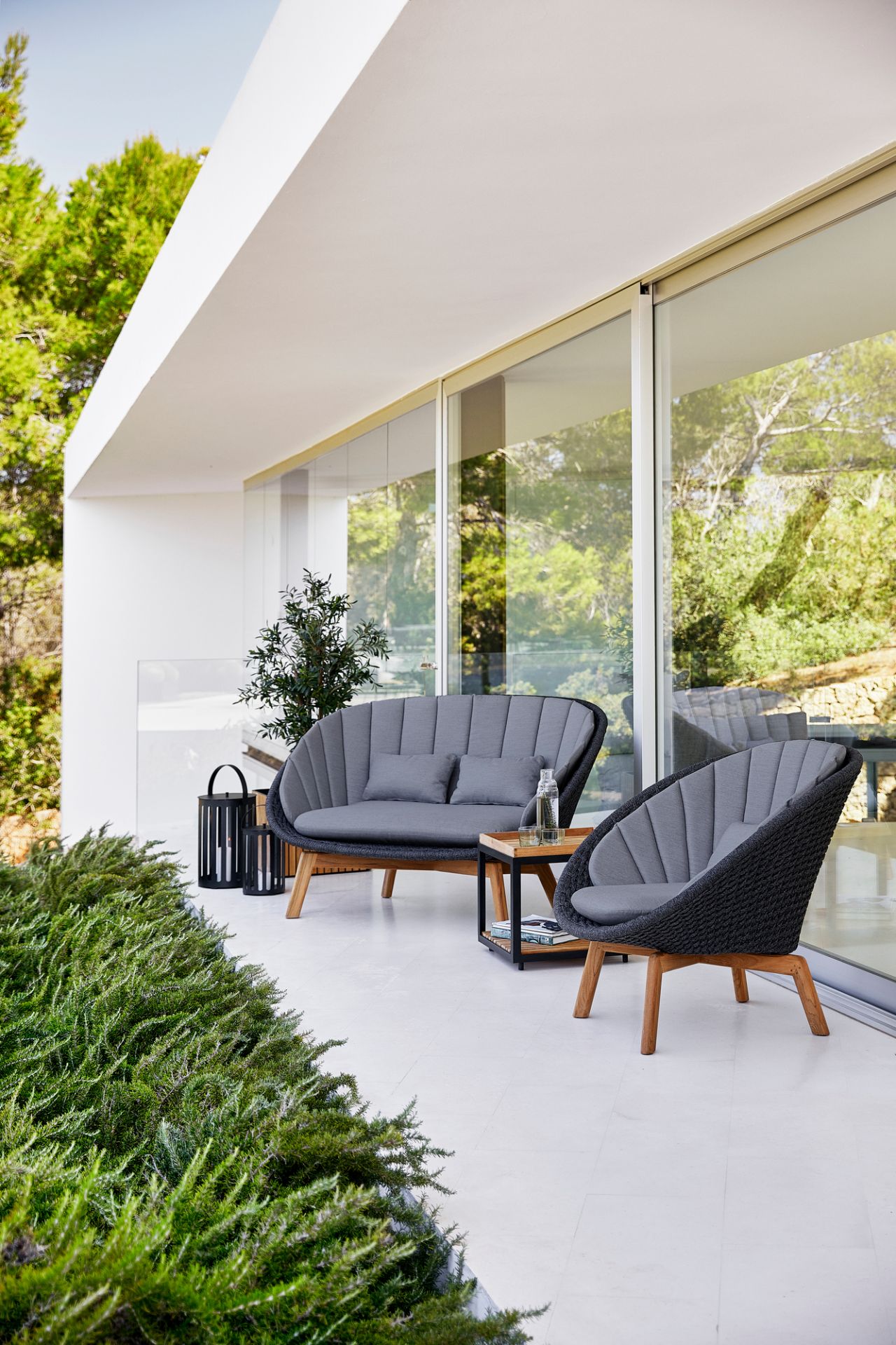 Peacock Outdoor Cushion set for 2-seater Sofa Cane-Line