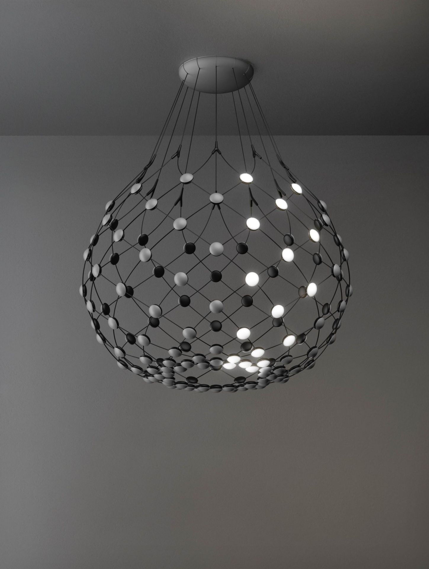 D86 Mesh Ceiling lamp Ø80cm - Cable length 1m Luceplan