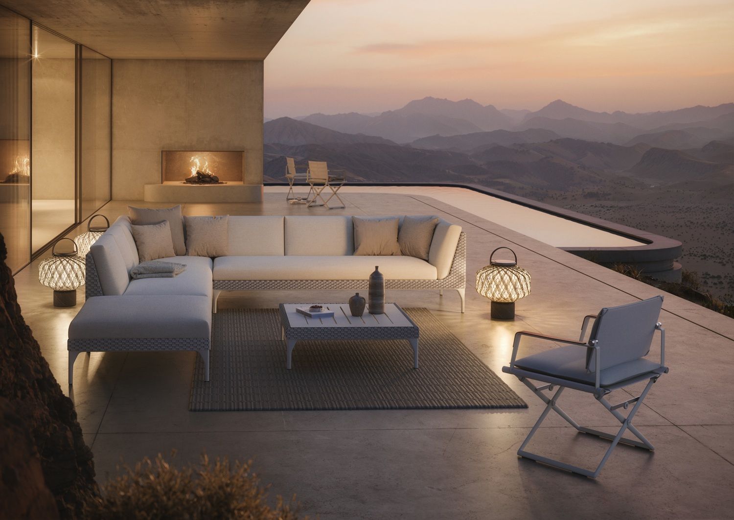 Mu Sofa right module Dedon