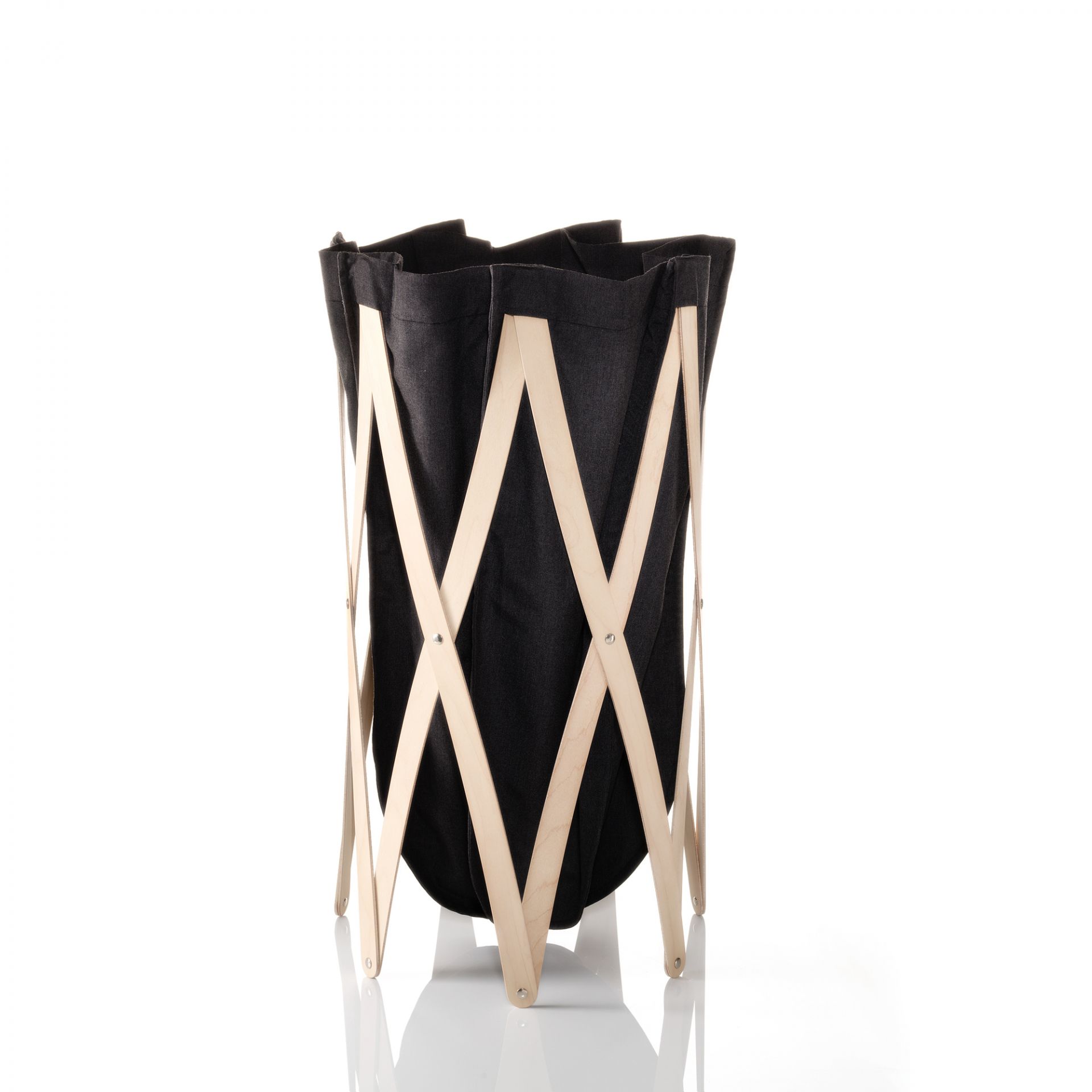 Marie Pi Laundry basket Klein &amp; More nature black
