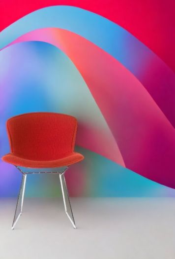 Bertoia Chair fully upholstered Knoll International