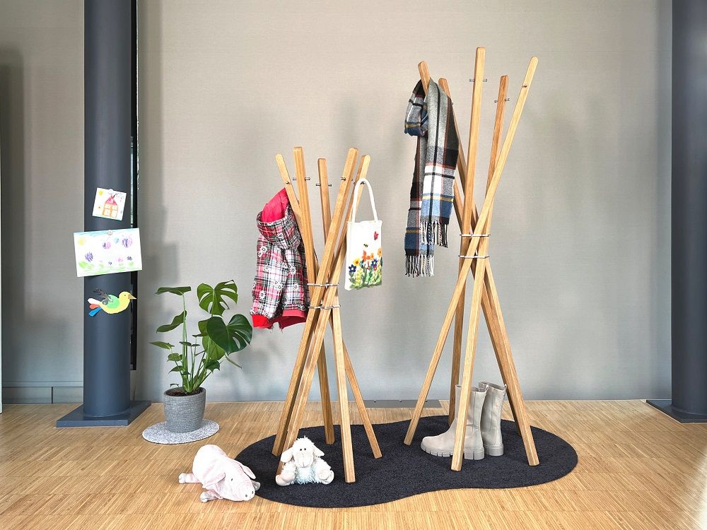 Mary Coat rack with 5 rods Keilbach Designprodukte