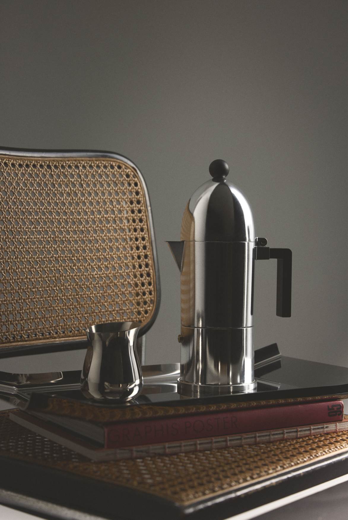 La Cupola 9095/6BFM Espresso Maker Black Alessi