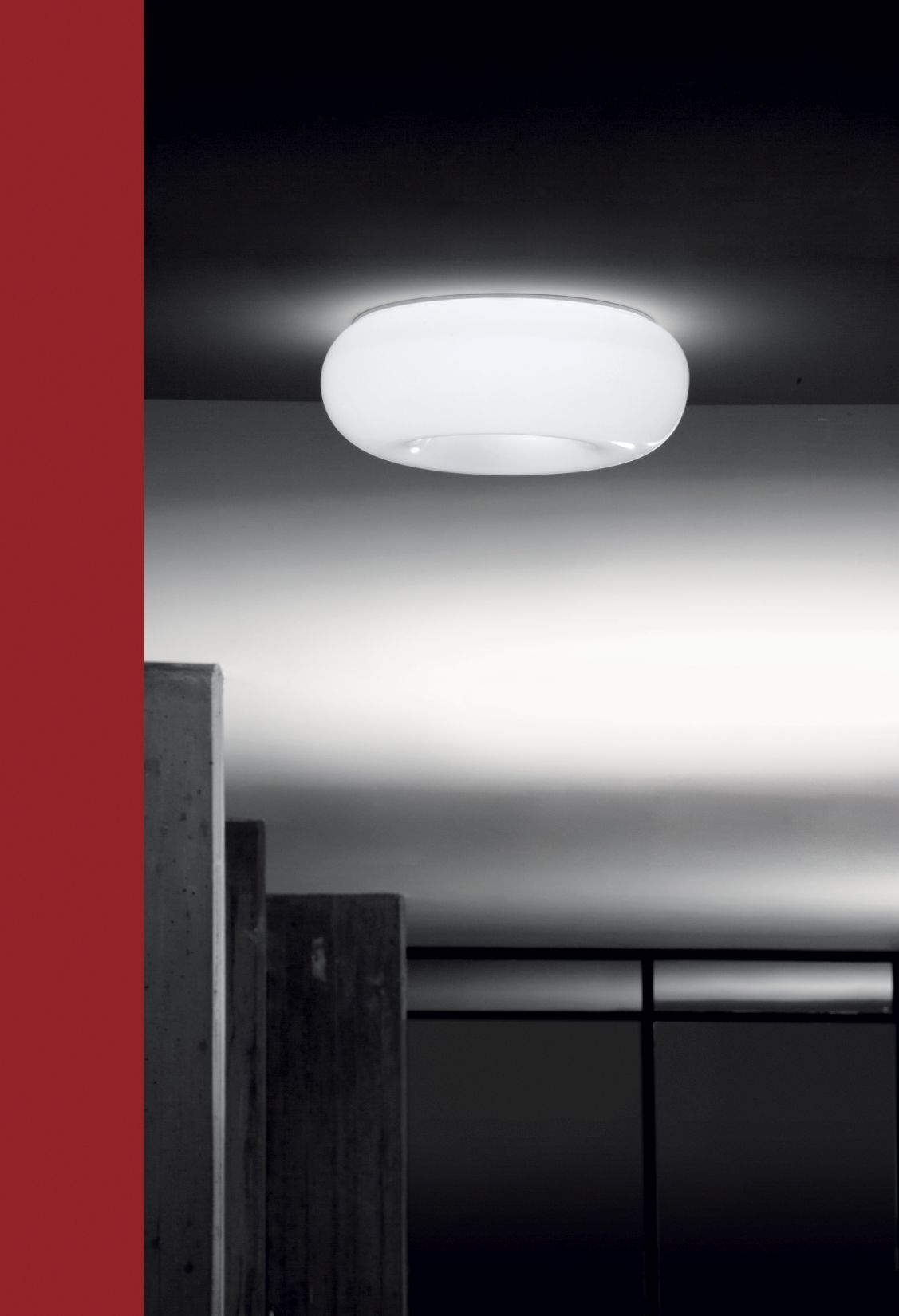 Pouff Ceiling Light 2868/J/L/1/BI Martinelli Luce