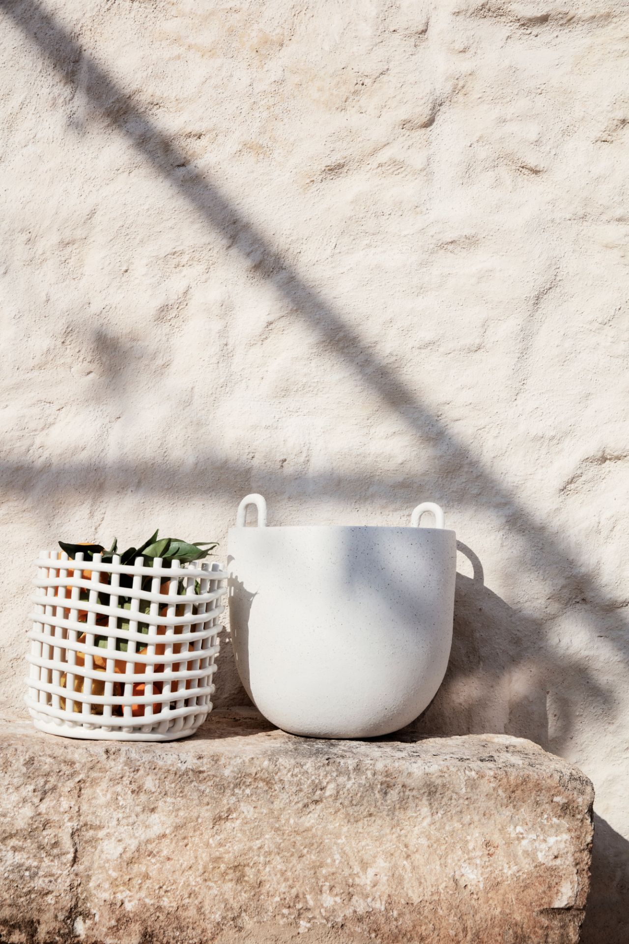 Ceramic Basket large Ferm Living