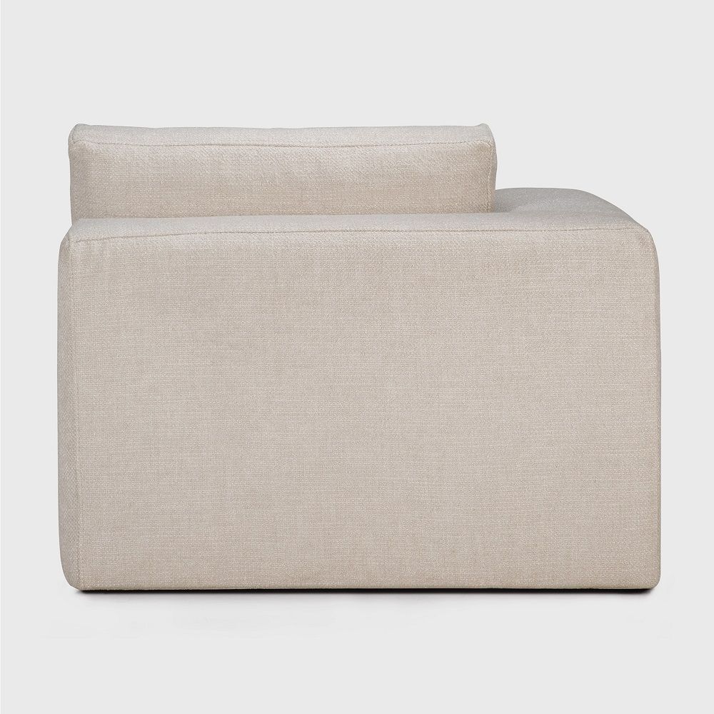 Mellow Sofa Left/Right Armrest Ivory Fabric Ethnicraft 