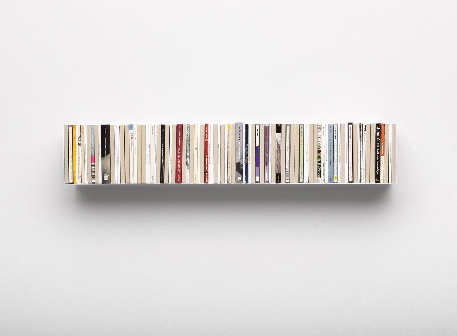 CD shelf Linea1 by Müller Möbelwerkstätten