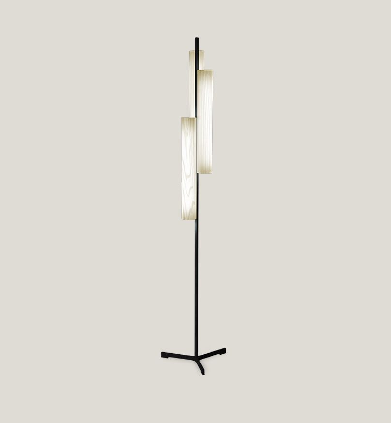 Black Note Triplet Floor LED floor lamp LZF Lamps