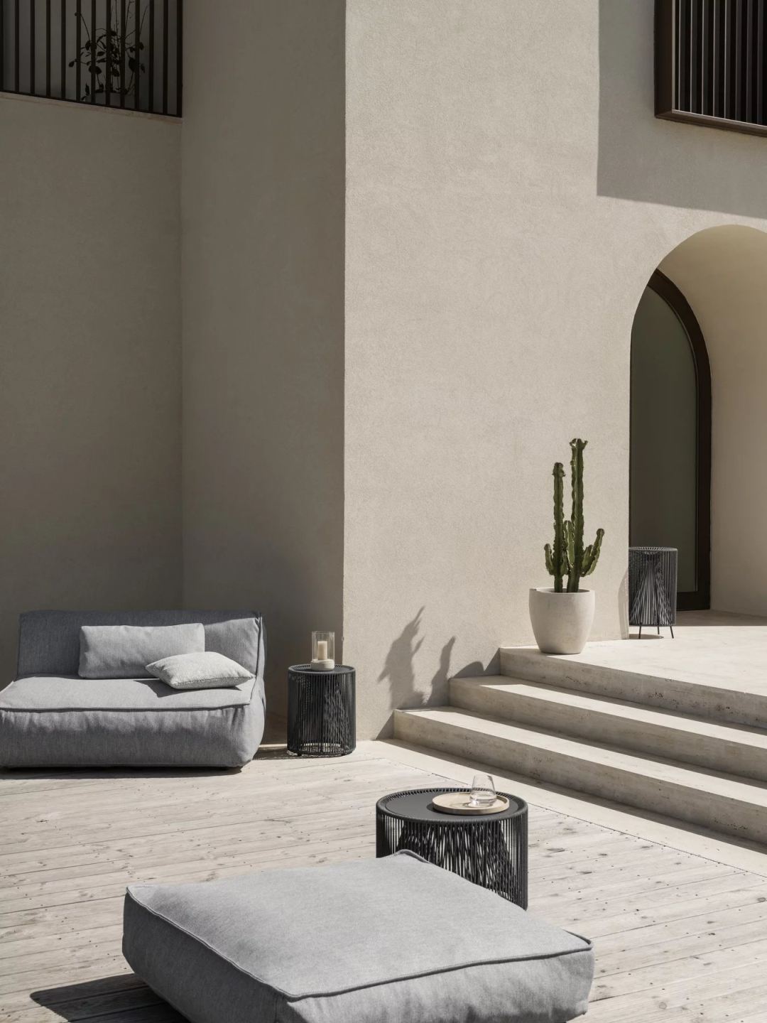 Rope Side Table Side Table H 35 cm Indoor / Outdoor Blomus 