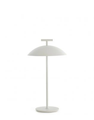 Mini Geen-A Table lamp battery-operated white Kartell