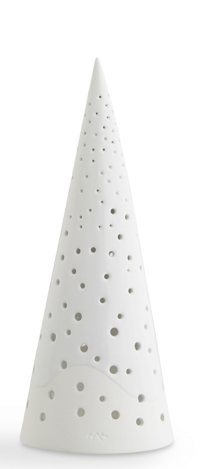 Nobili Tea Light Holder H 25,5 cm Snow White Kähler SINGLE PIECES