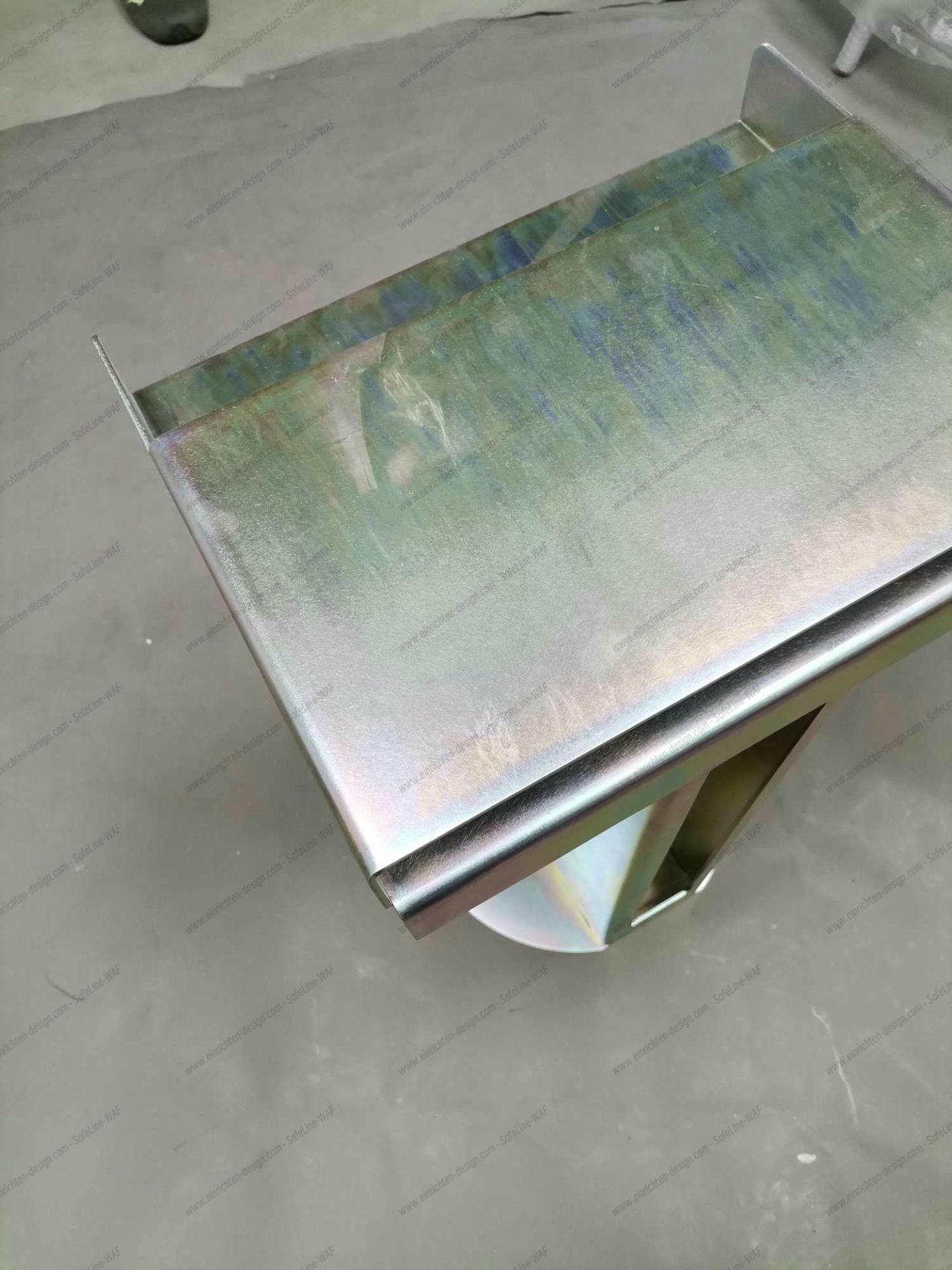 Meta Side Table CHROME YELLOW Side table New Tendency IMPERFECT ITEMS