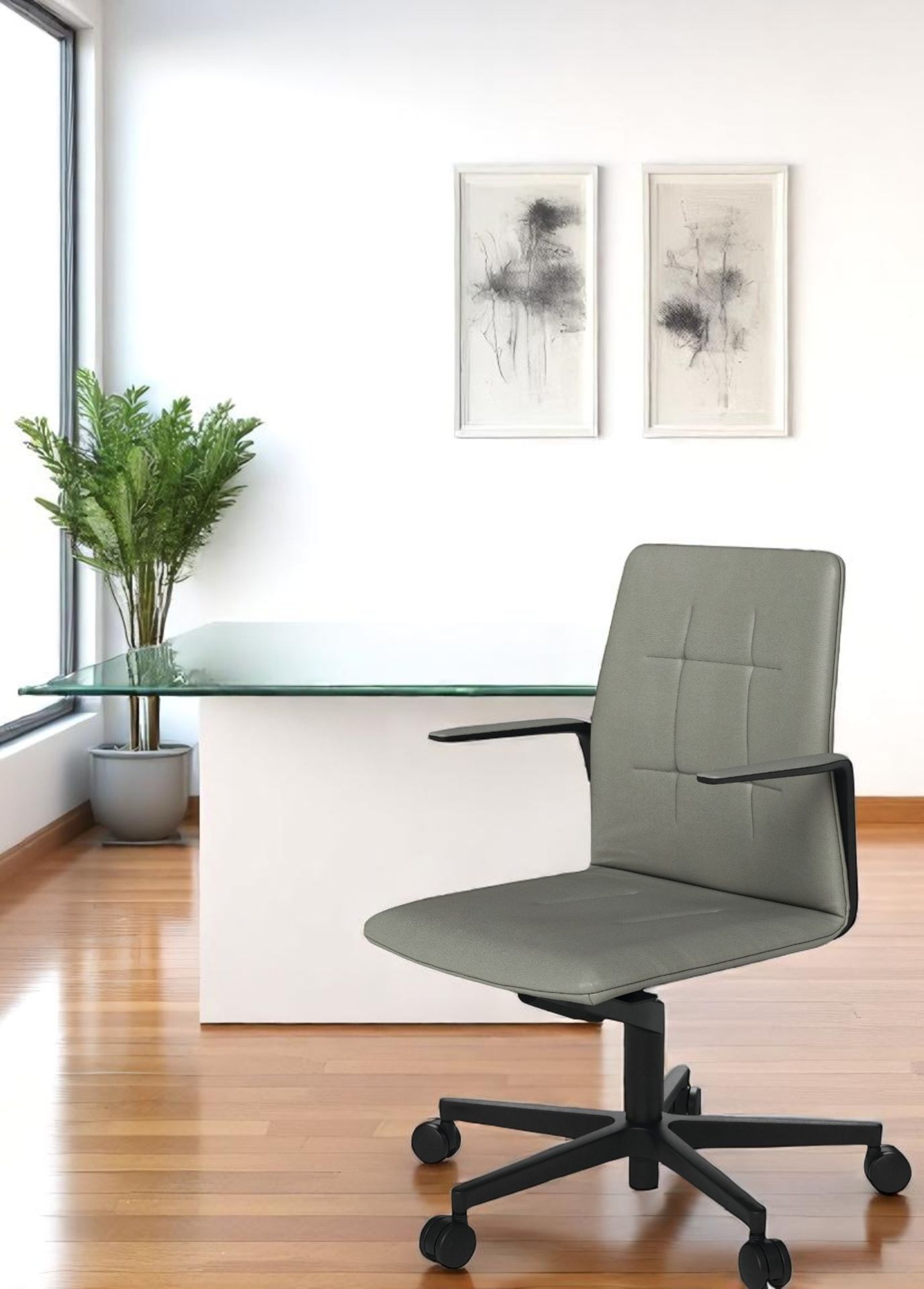 Leadchair Evo swivel chair / office swivel chair with five-star base Walter Knoll