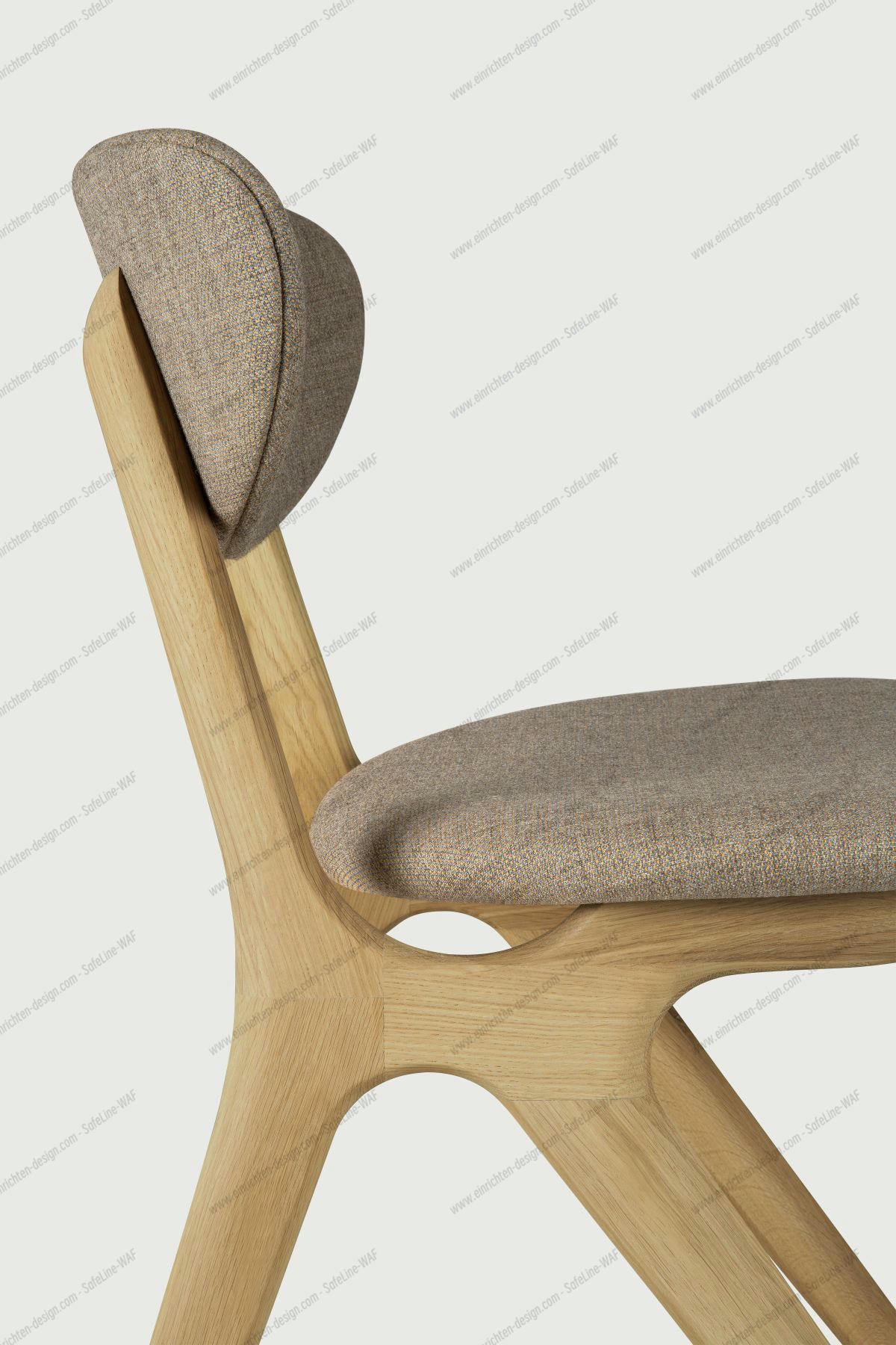 Eye chair lacquered oak - Warm Grey Ethnicraft