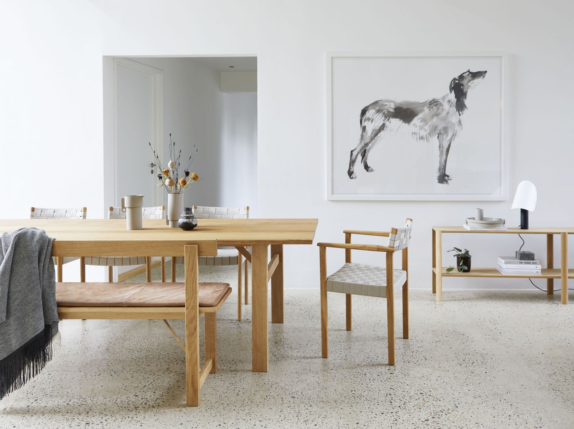 Position Bench Oak oiled Form & Refine
