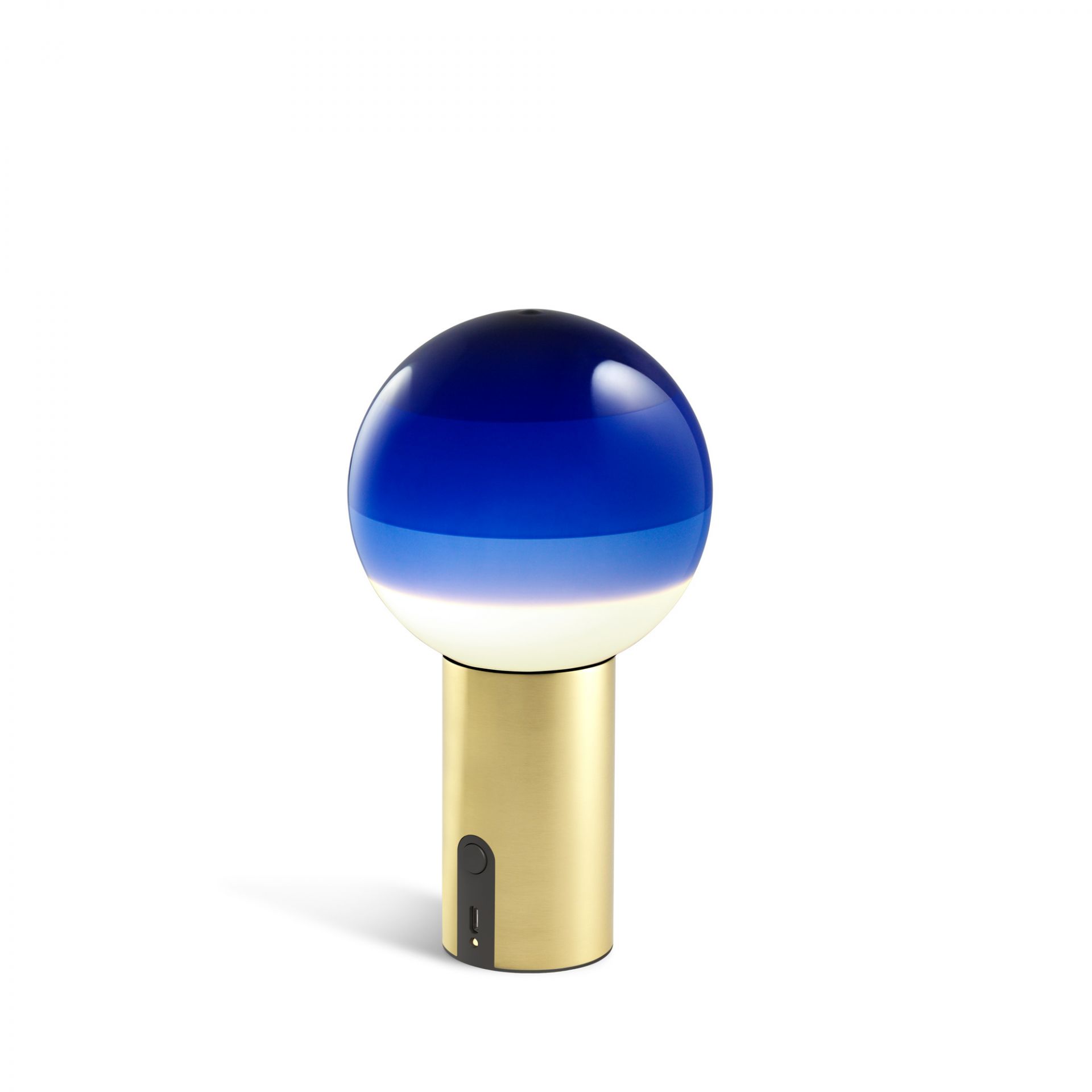 Dipping Light Portable Battery light Marset amber - brass