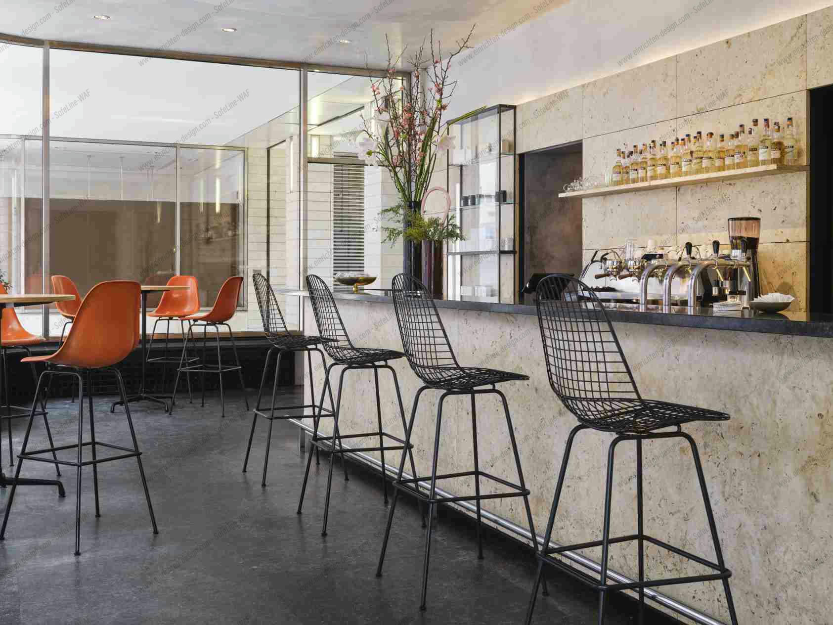 Eames Wire Bar Stool Medium Vitra